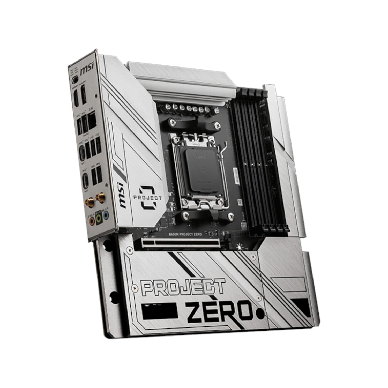 MSI B650M PROJECT ZERO MotherBoard - view 5