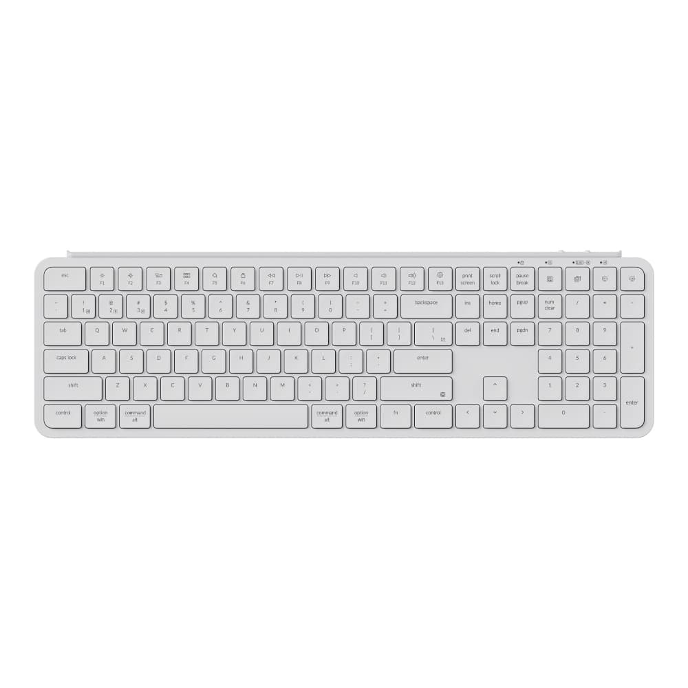 Keychron B6 Pro Ultra-Slim 100% Wireless Keyboard – Ivory White