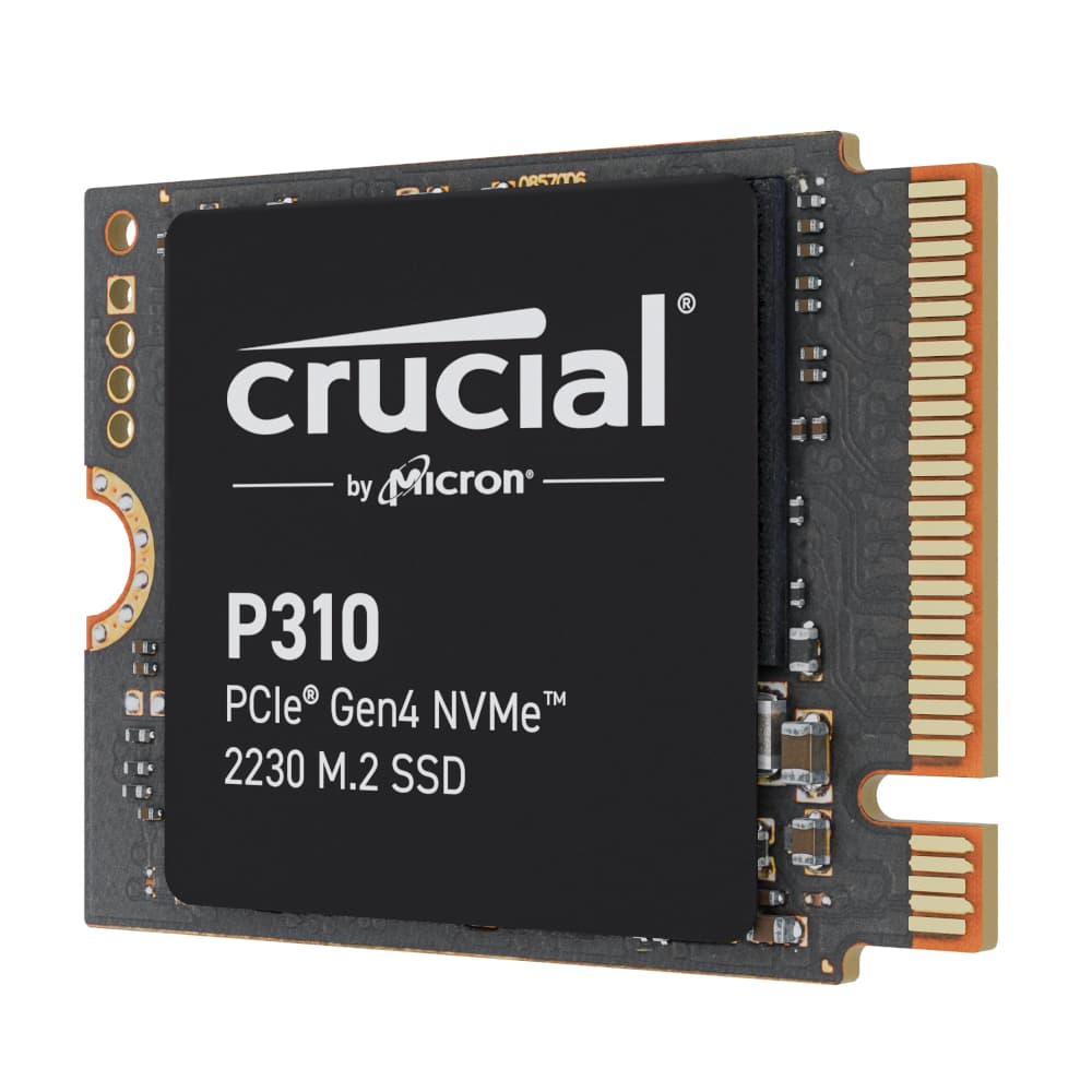 Crucial P310 2TB PCIe Gen4 2230 NVMe M.2 SSD - view 3