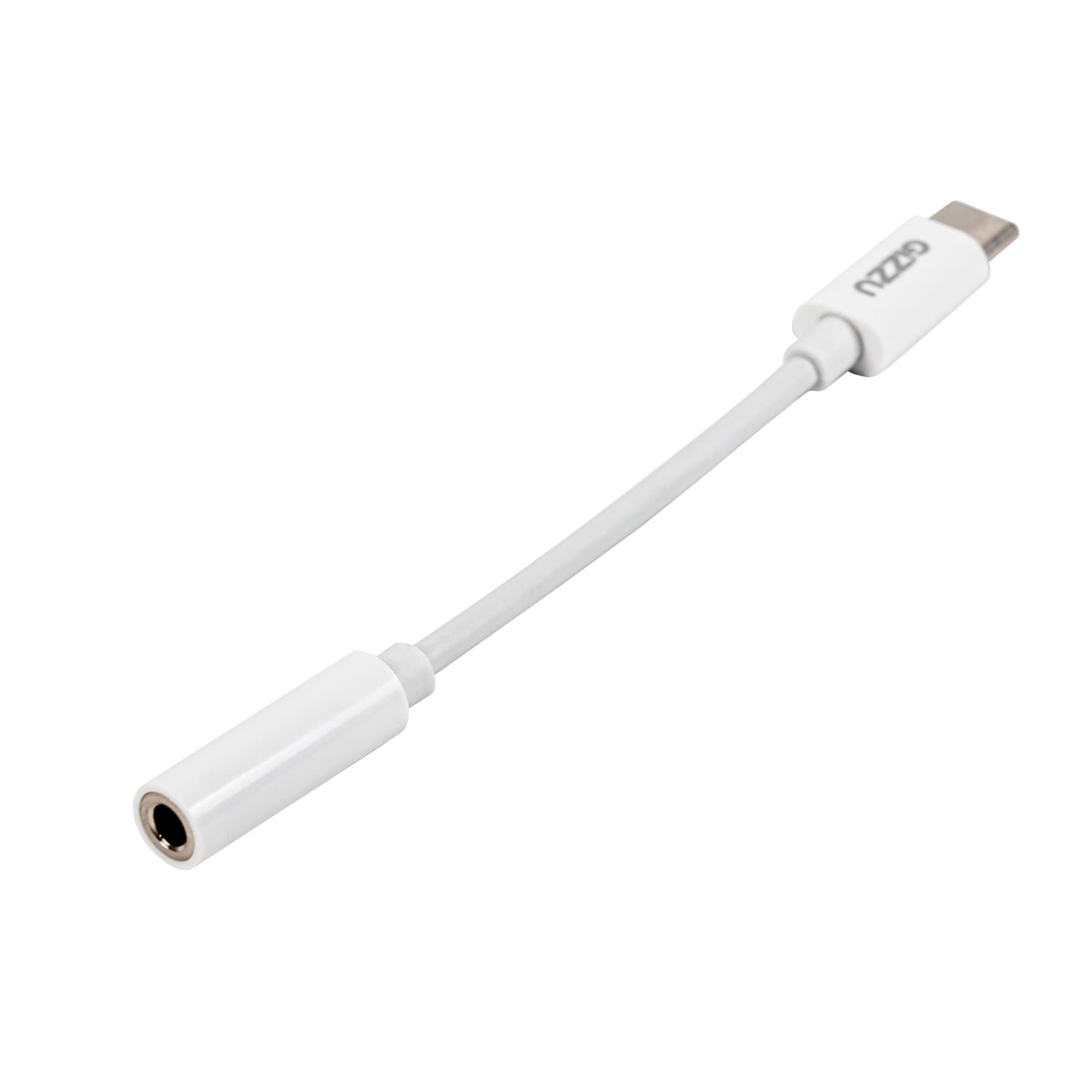 Gizzu USB Type-C to 3.5mm AUX Audio Adapter - White - view 2