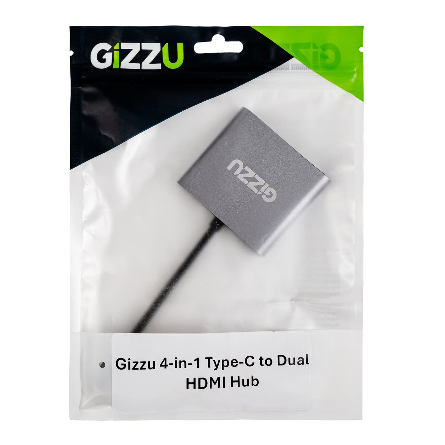 Gizzu 4-in-1 Type-C to Dual HDMI Hub - view 5