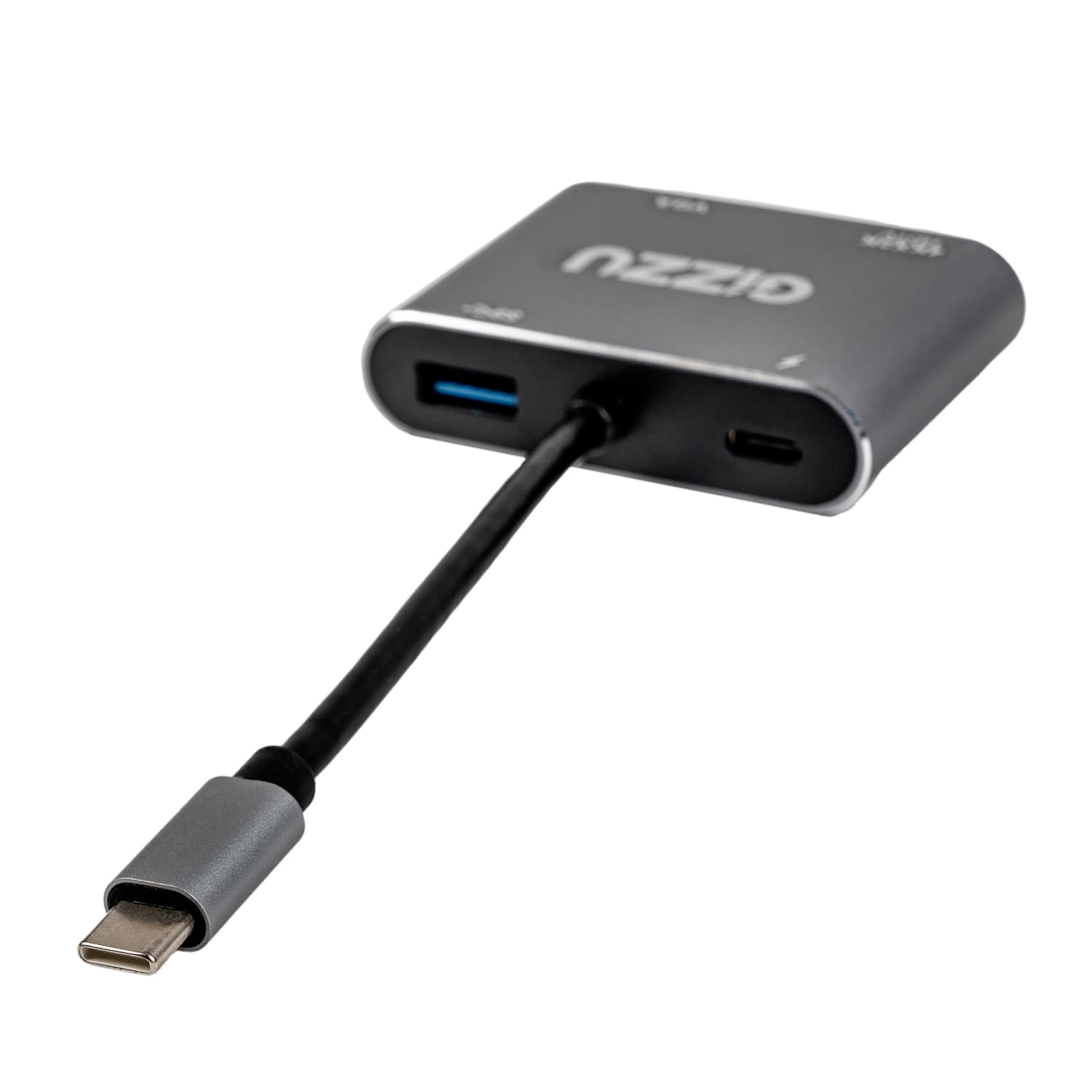 Gizzu 4-in-1 Type-C to HDMI/VGA/USB3.0 Hub - view 2