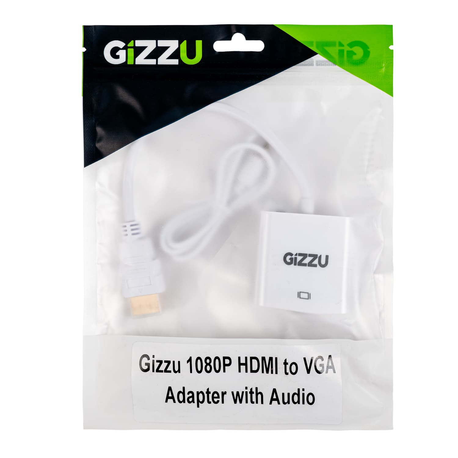 Gizzu 1080P HDMI to VGA Adapter with Audio - view 4