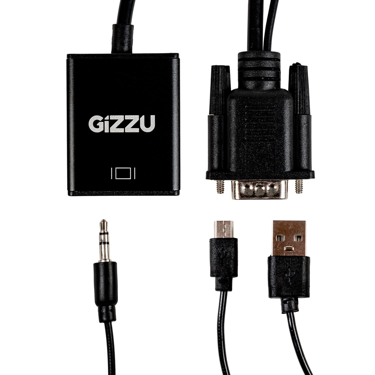 Gizzu 1080P VGA to HDMI Adapter with Audio - view 2