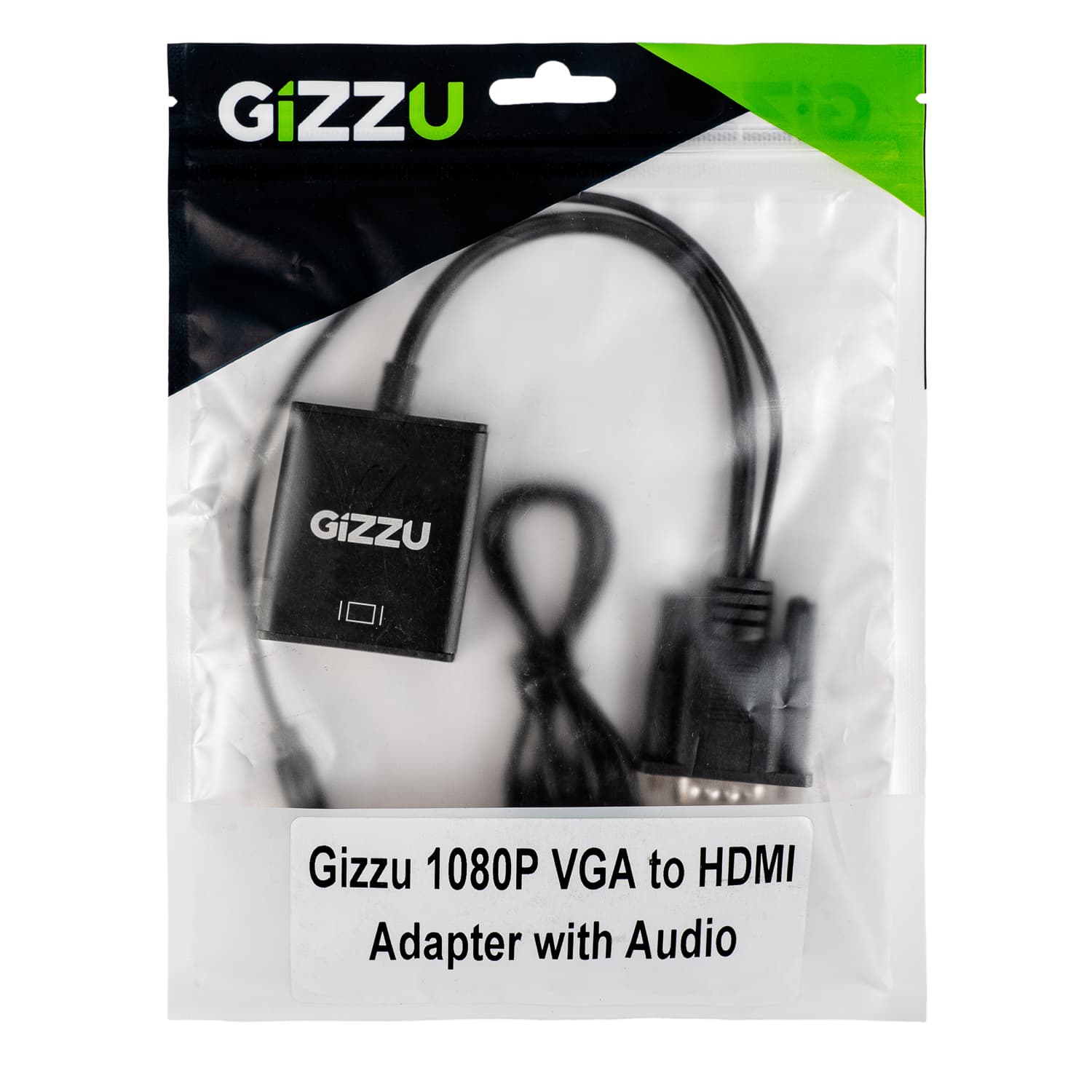 Gizzu 1080P VGA to HDMI Adapter with Audio - view 3