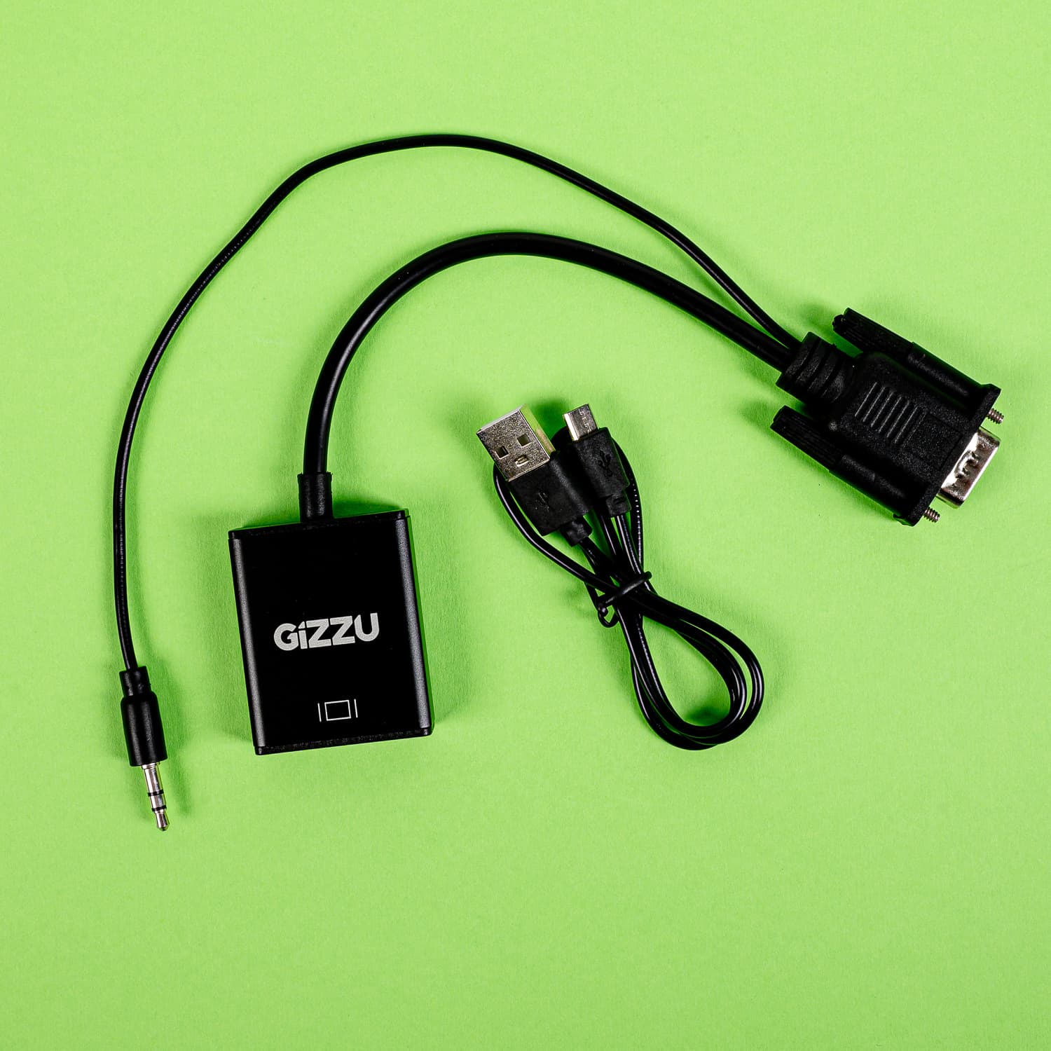 Gizzu 1080P VGA to HDMI Adapter with Audio - view 5