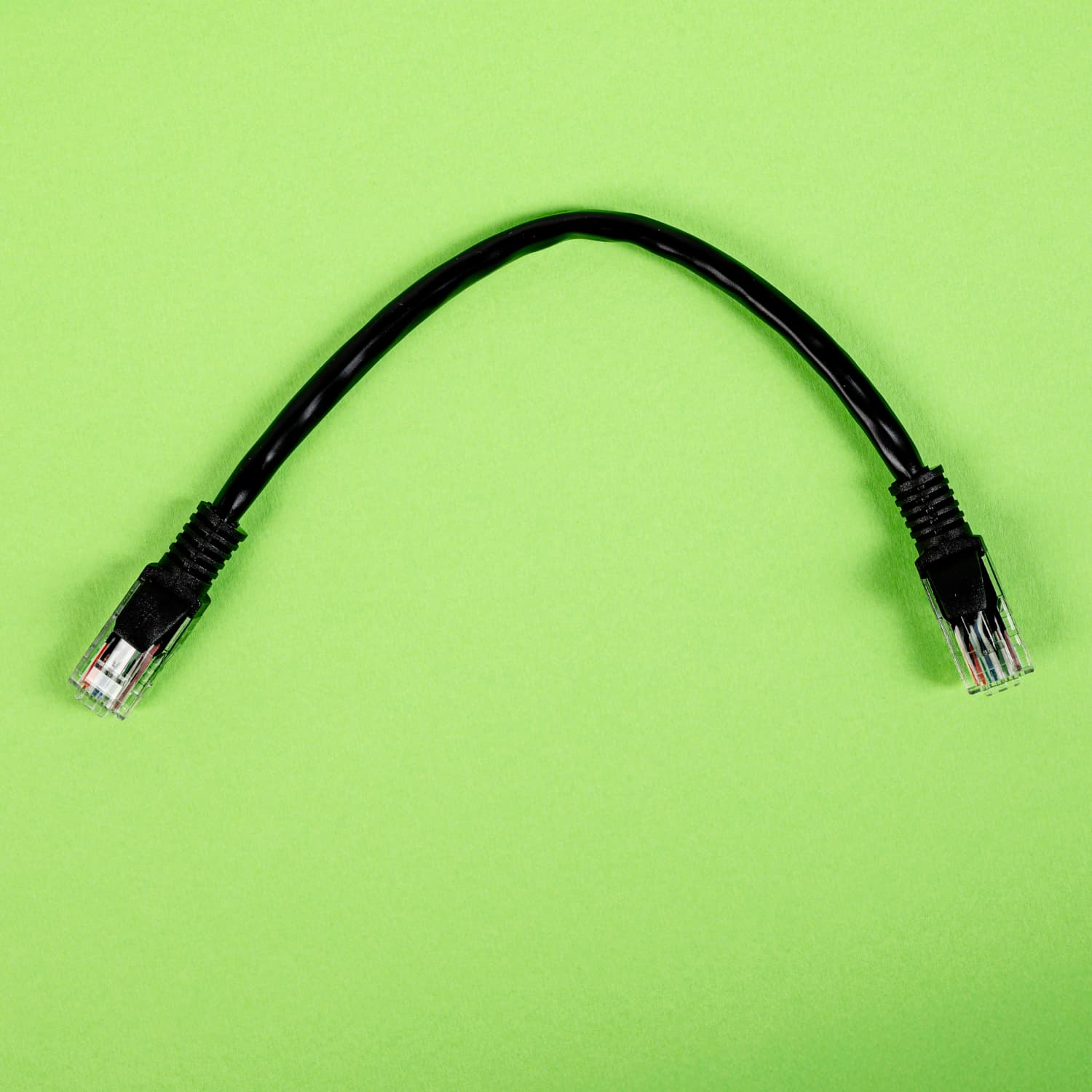 Gizzu Cat6 UTP Fly Lead Ethernet Network Cable 20cm - Black - view 5
