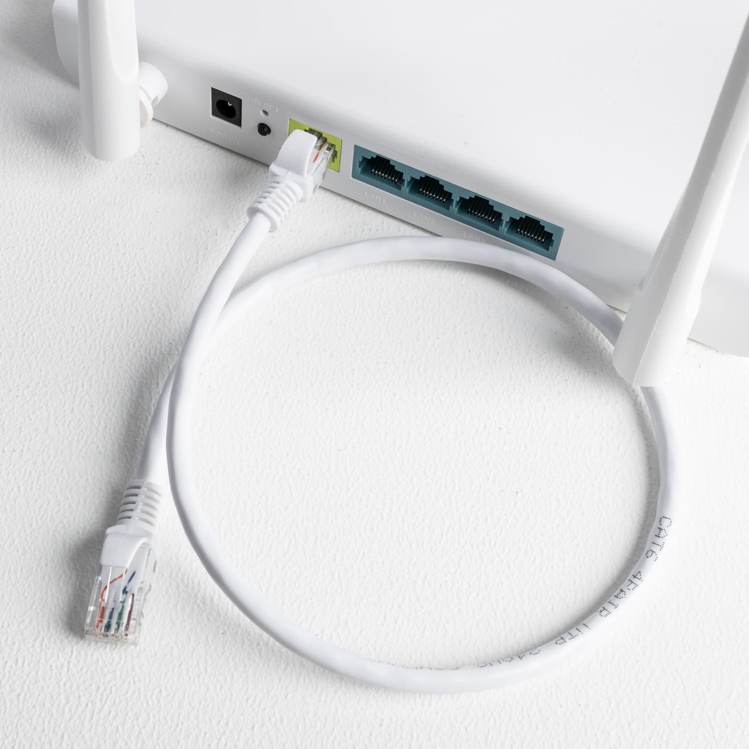 Gizzu Cat6 UTP Fly Lead Ethernet Network Cable 1m – White - view 3