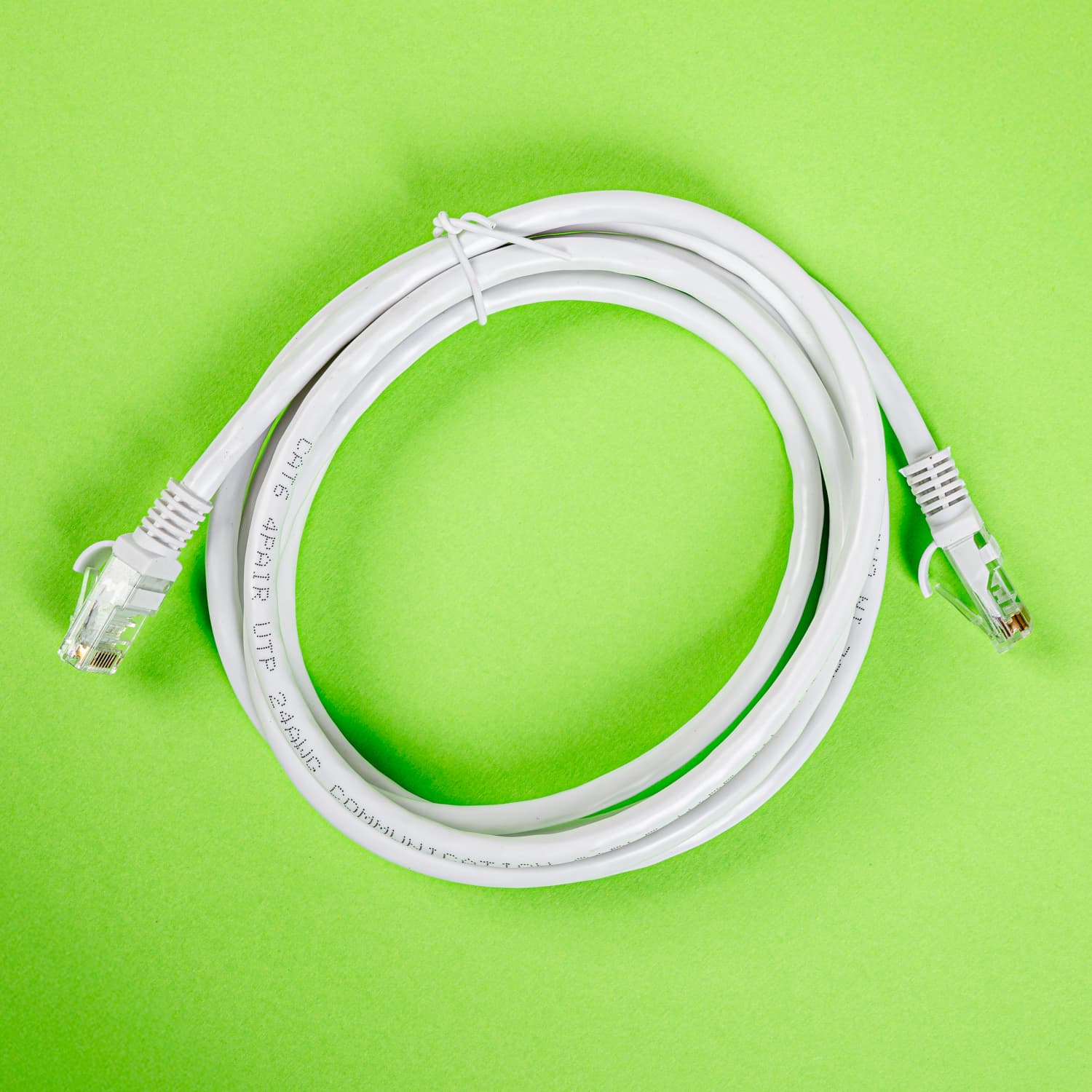 Gizzu Cat6 UTP Fly Lead Ethernet Network Cable 2m – White - view 5