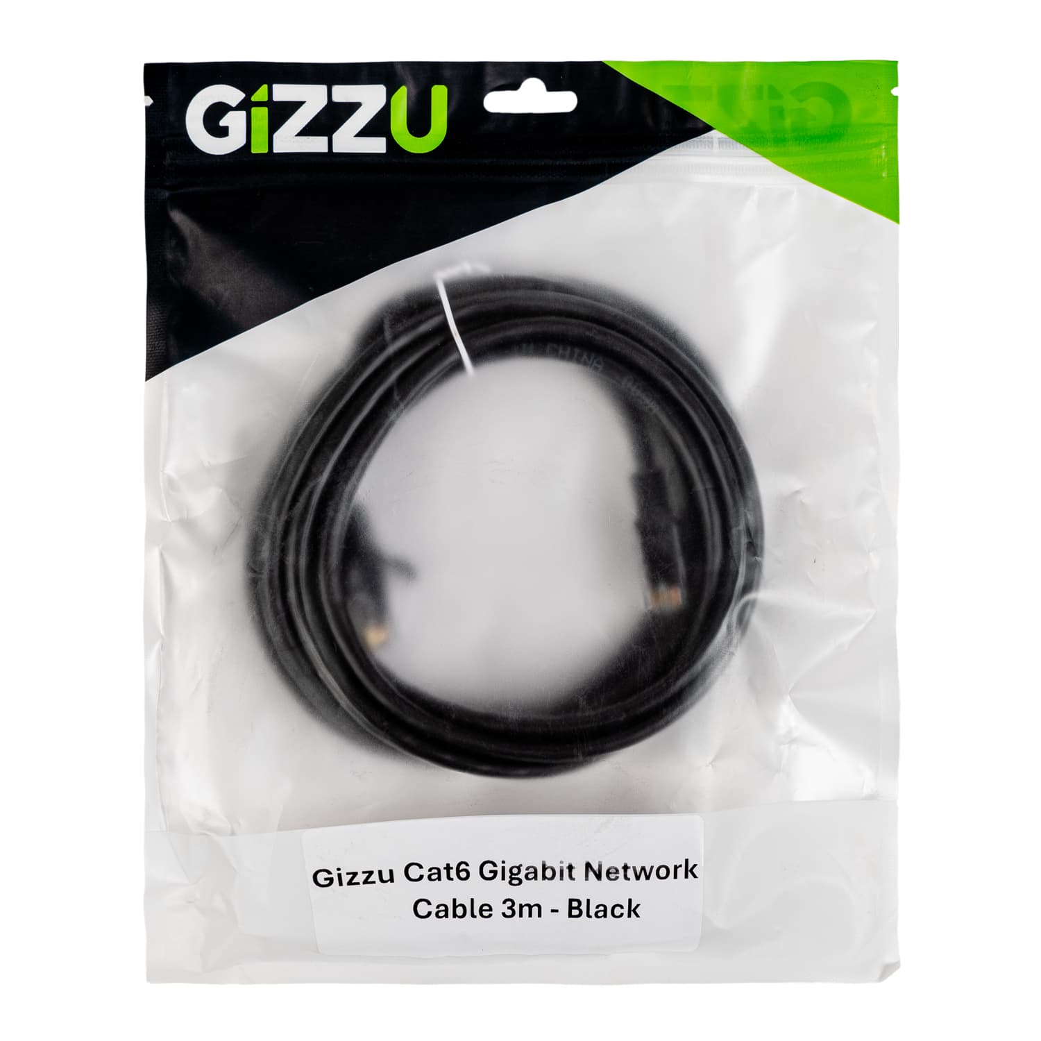 Gizzu Cat6 UTP Fly Lead Ethernet Network Cable 3m – Black - view 4