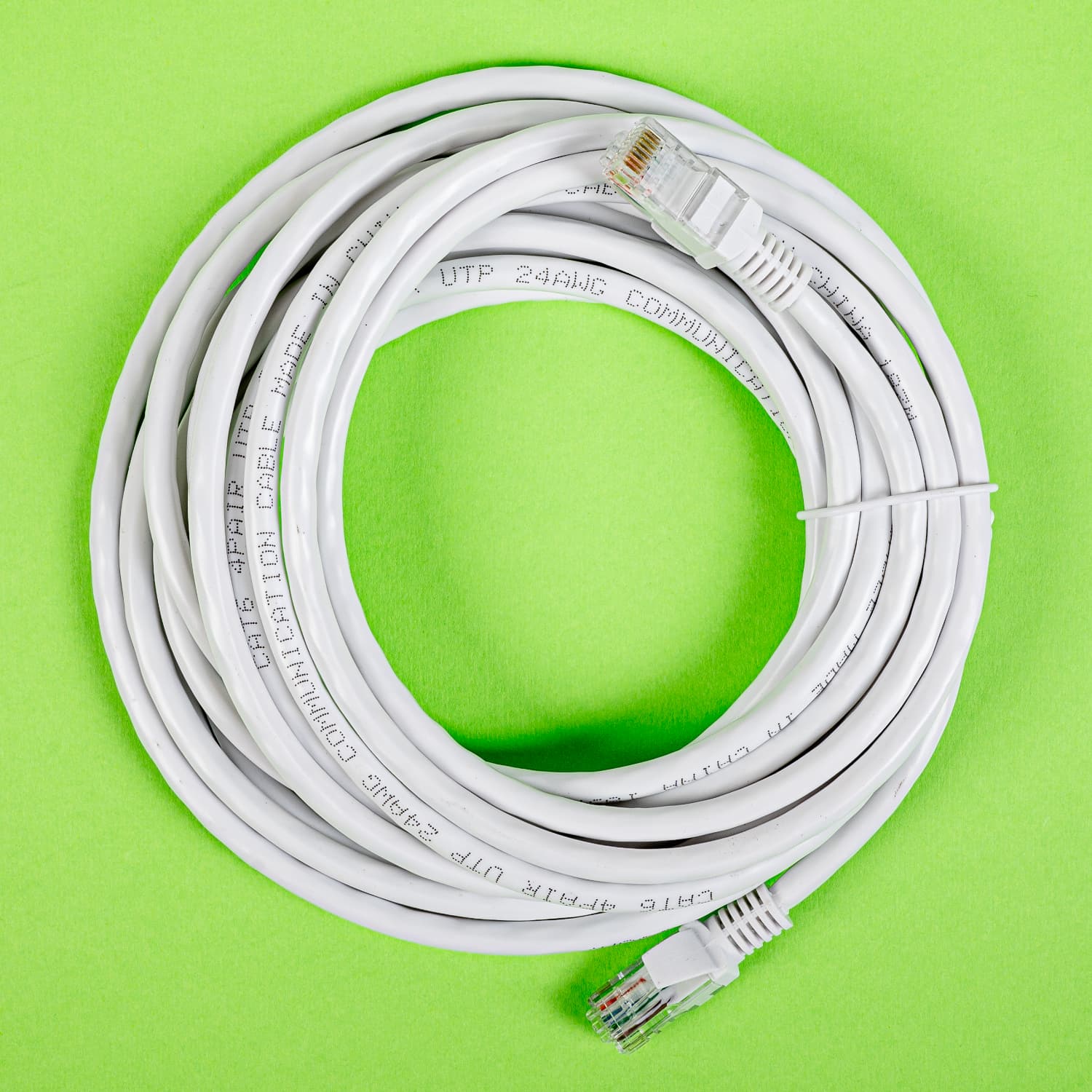 Gizzu Cat6 UTP Fly Lead Ethernet Network Cable 5m – White - view 5