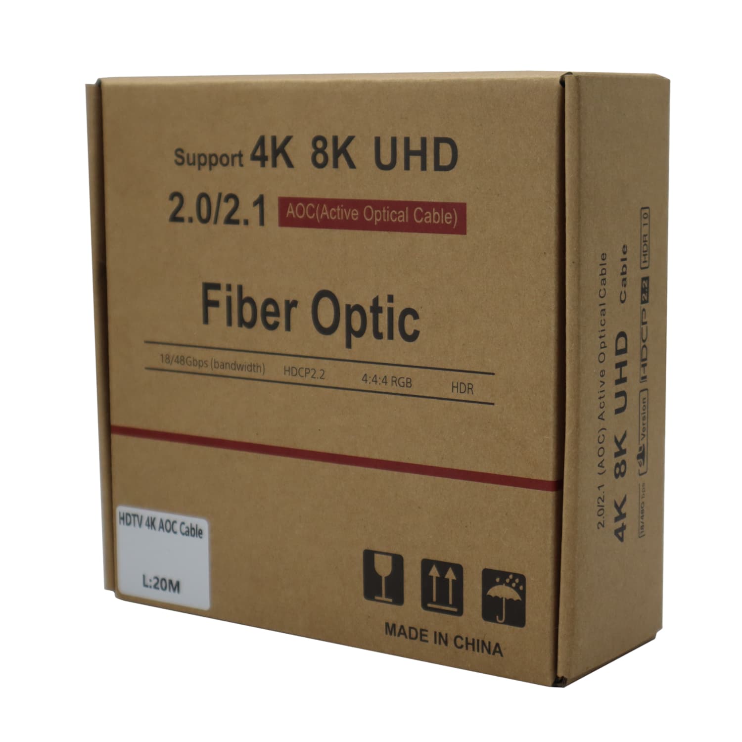 GIZZU 4K Active fibre Optic HDMI Cable 20m - view 6