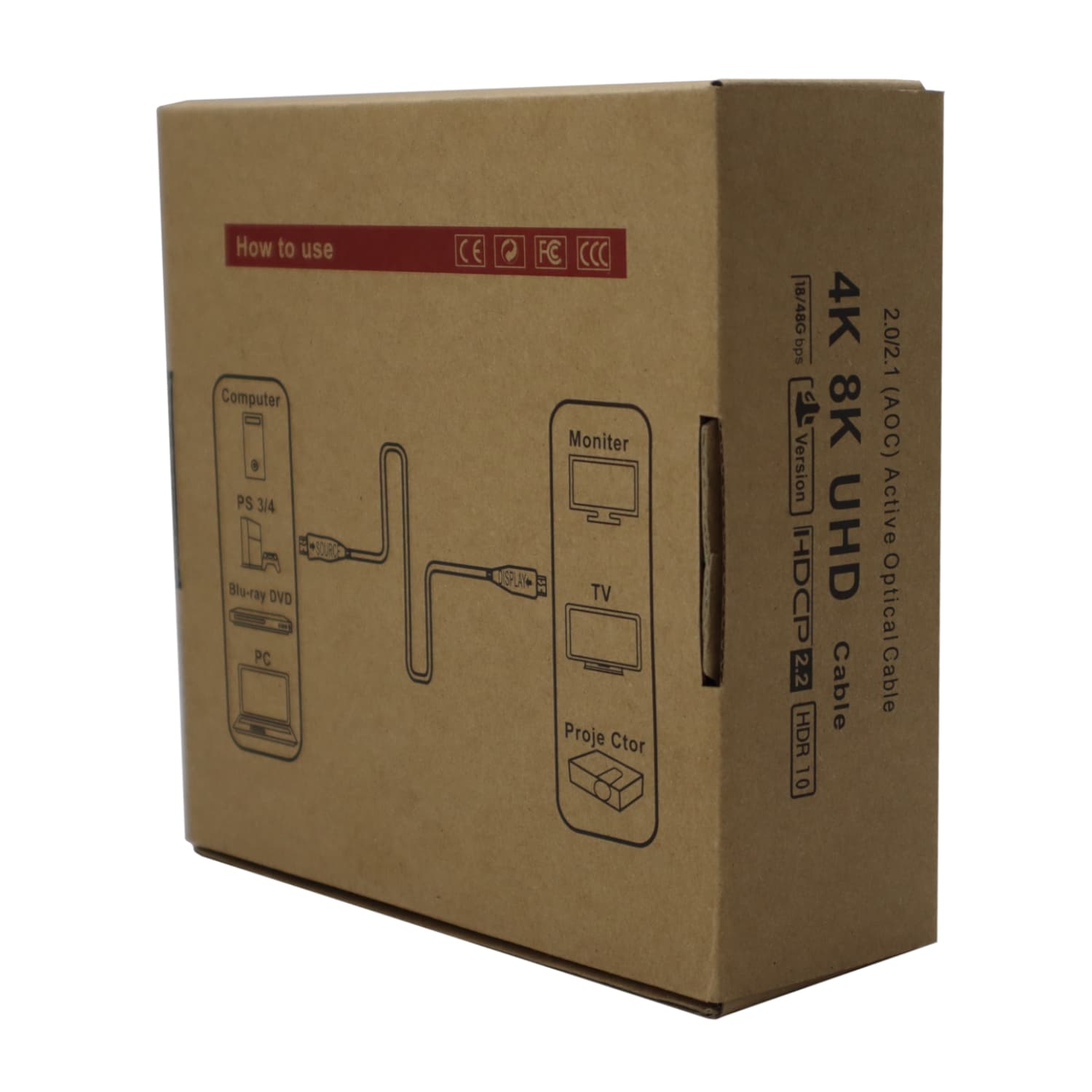 GIZZU 4K Active fibre Optic HDMI Cable 20m - view 7