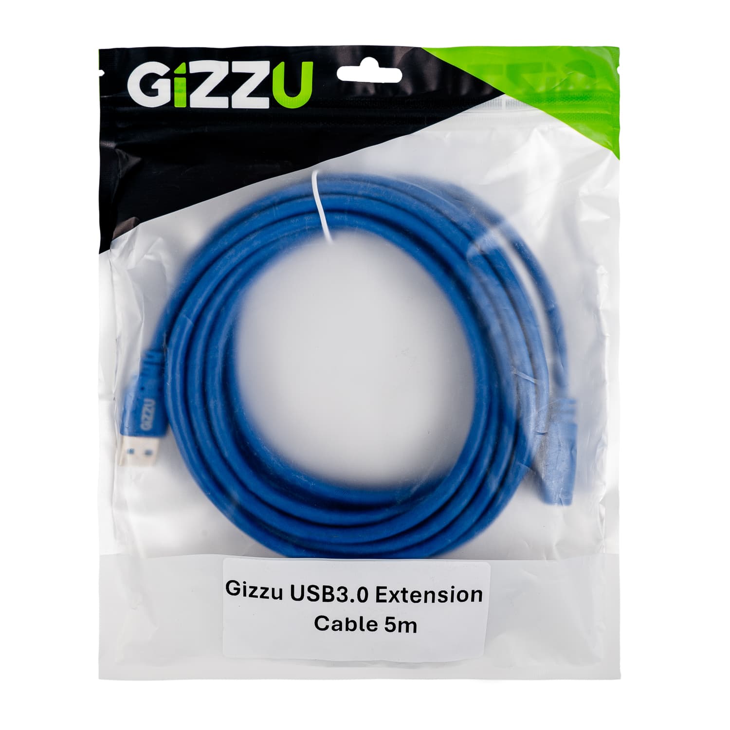 Gizzu USB 3.0 Extension Cable 5m - Blue - view 4