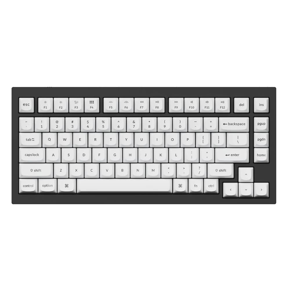 Keychron Double Shot PBT OSA Full Keycap Set - Black/White - view 2