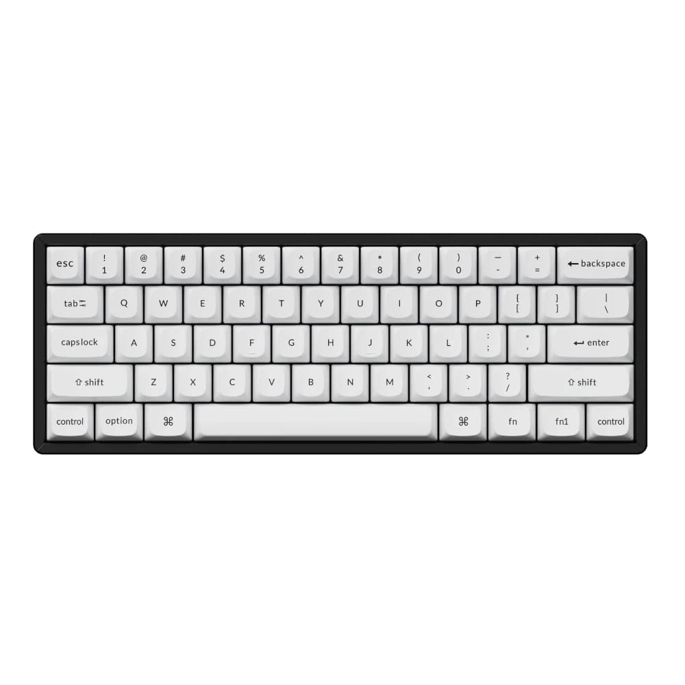 Keychron Double Shot PBT OSA Full Keycap Set - Black/White - view 5