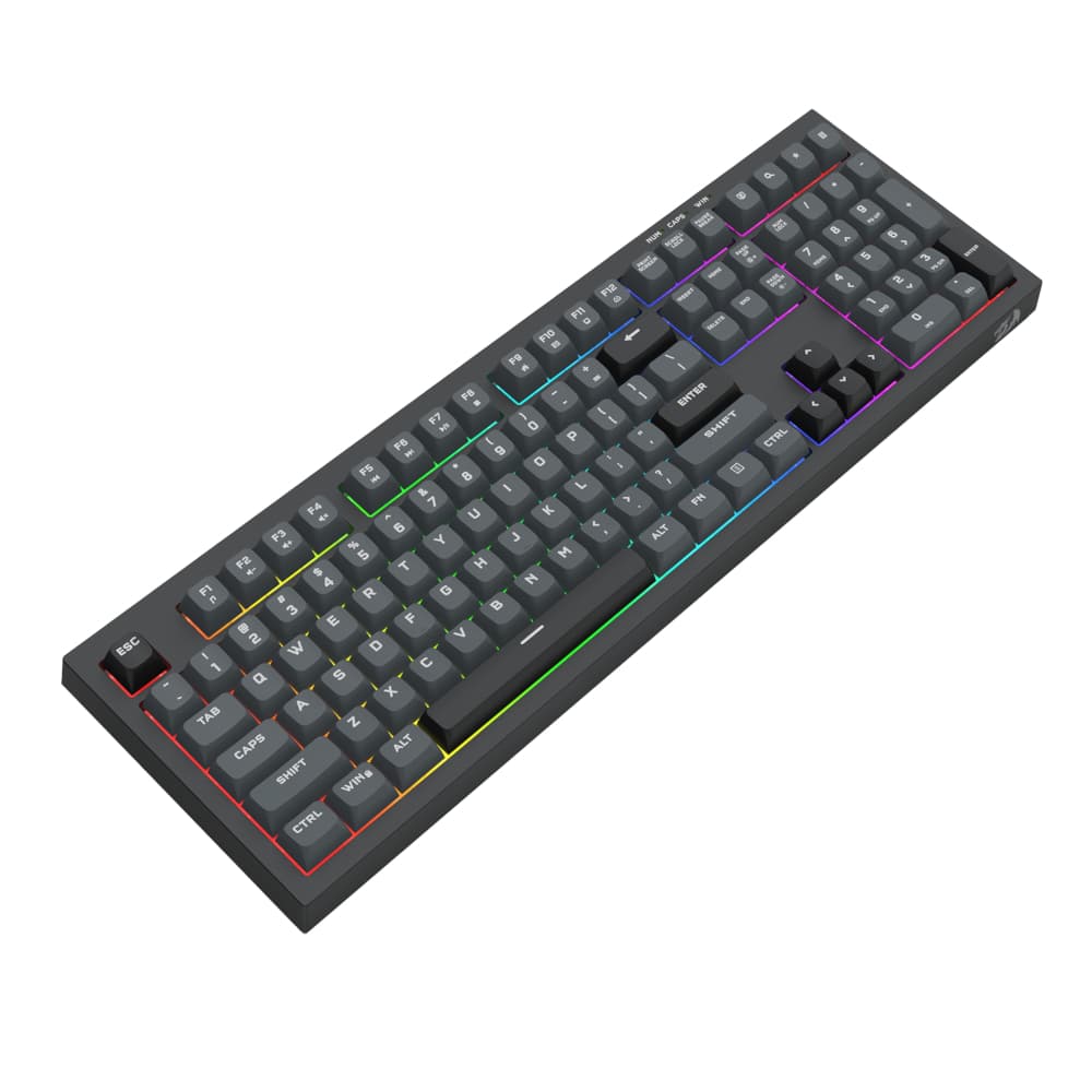 REDRAGON CRUX Membrane Gaming Keyboard - Black - view 3