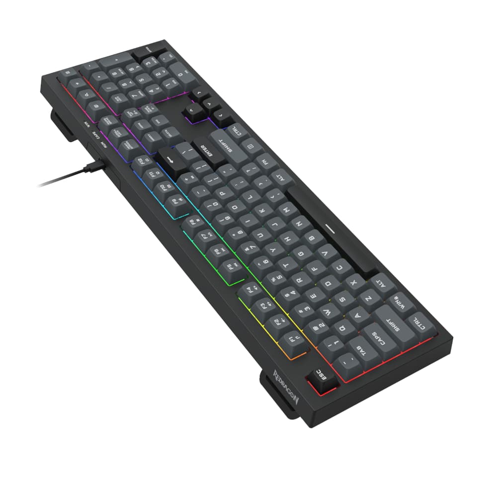 REDRAGON CRUX Membrane Gaming Keyboard - Black - view 4