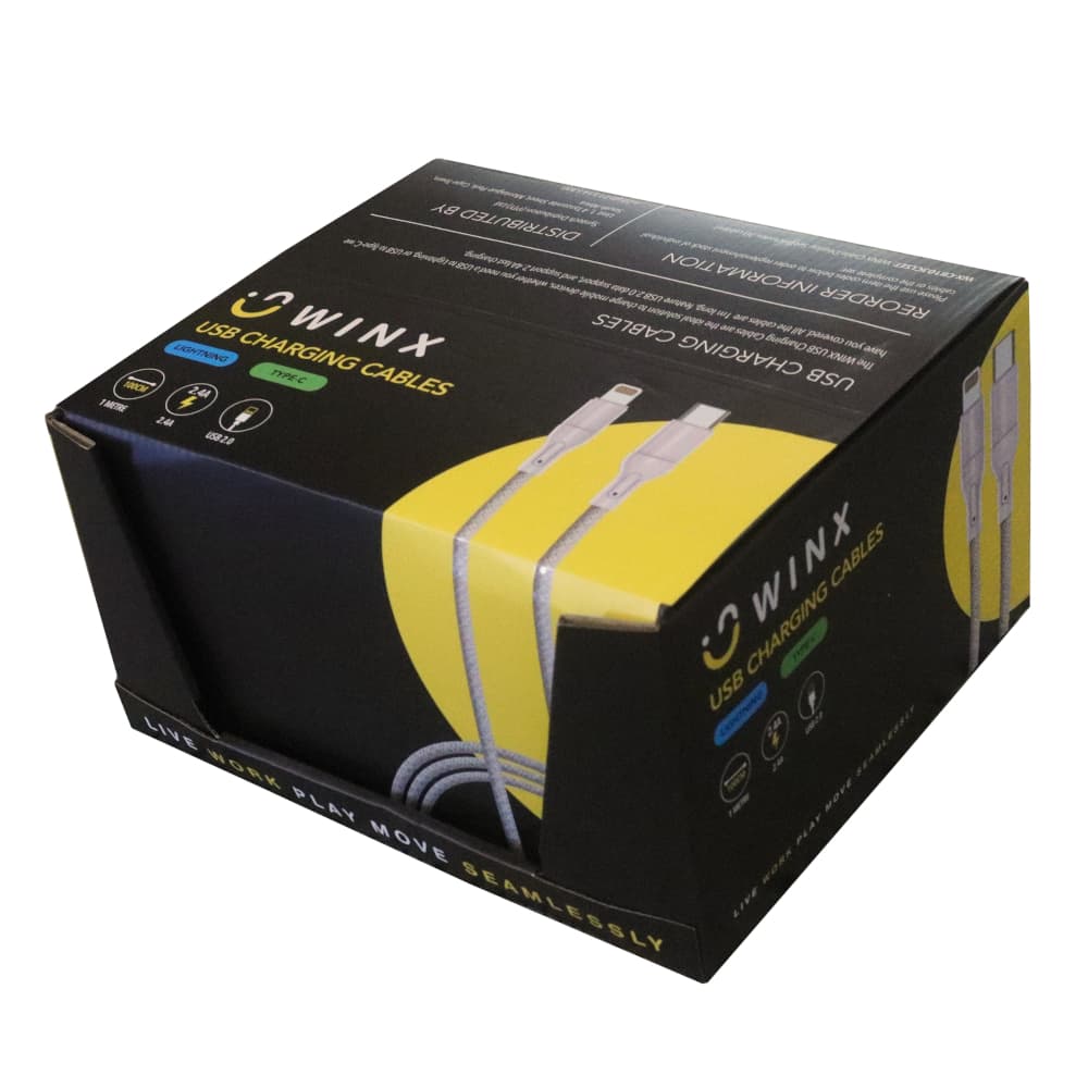 WINX USB to Type-C|Lightning Charging Cables - view 4