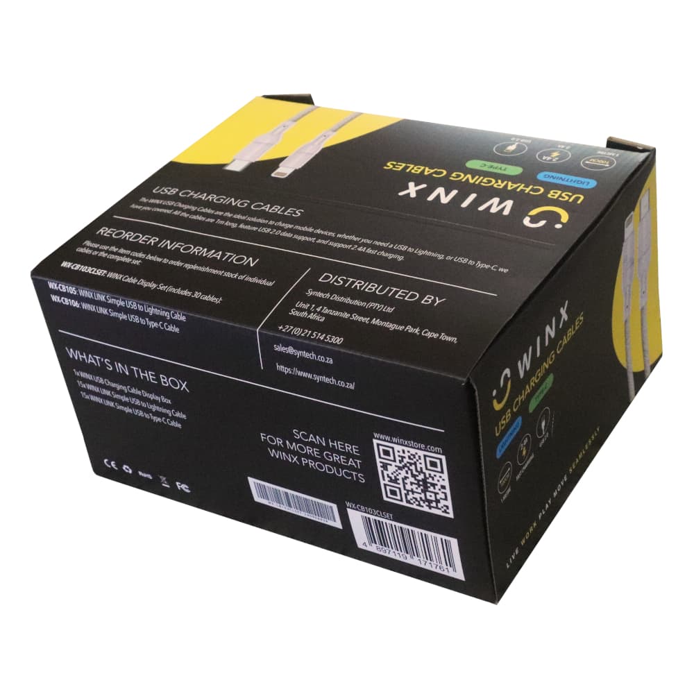 WINX USB to Type-C|Lightning Charging Cables - view 5