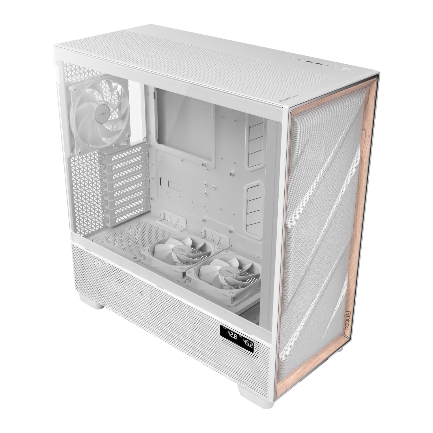 Antec FLUX PRO E-ATX Full Tower Gaming Chassis – White - view 5