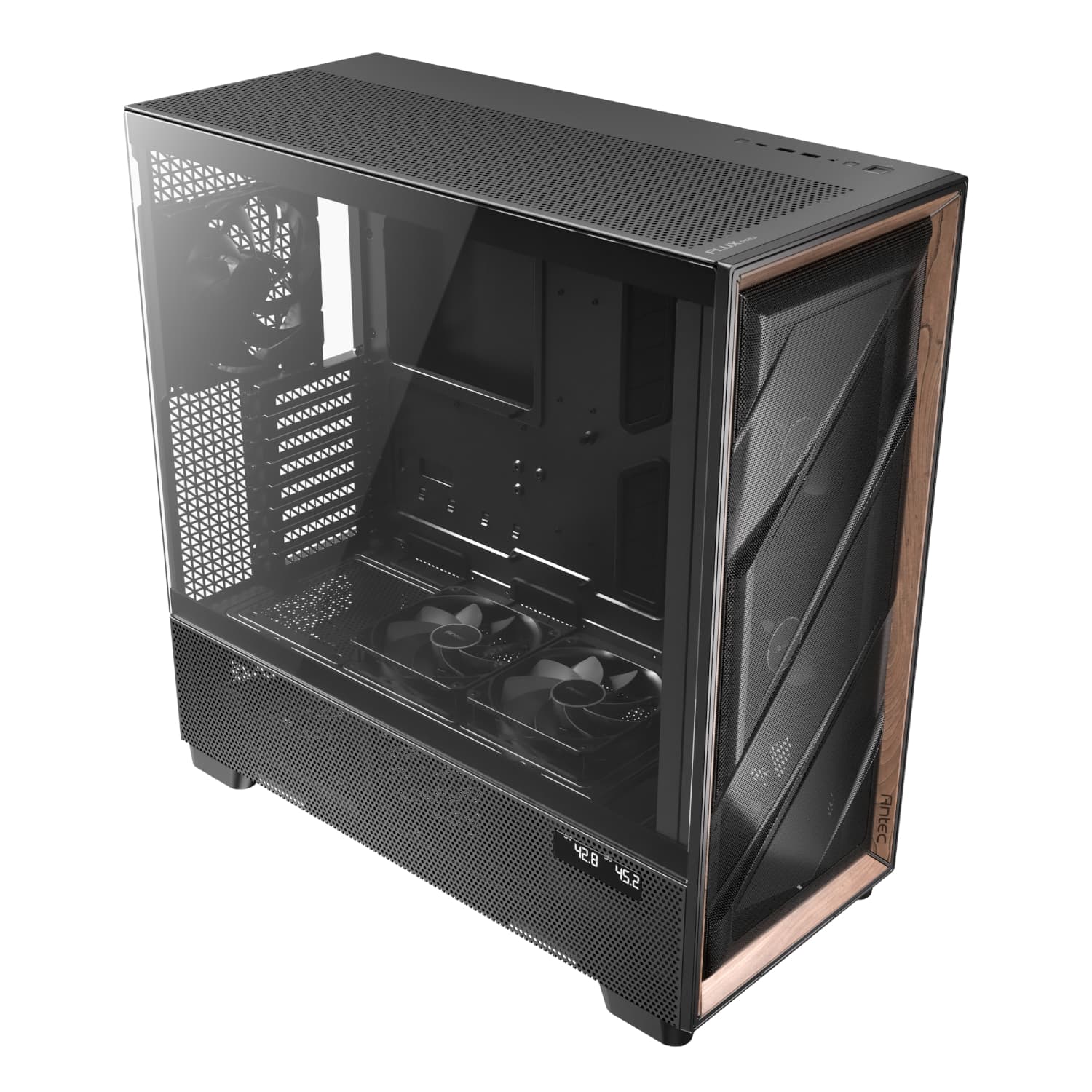 Antec FLUX PRO E-ATX Full Tower Gaming Chassis – Black - view 5