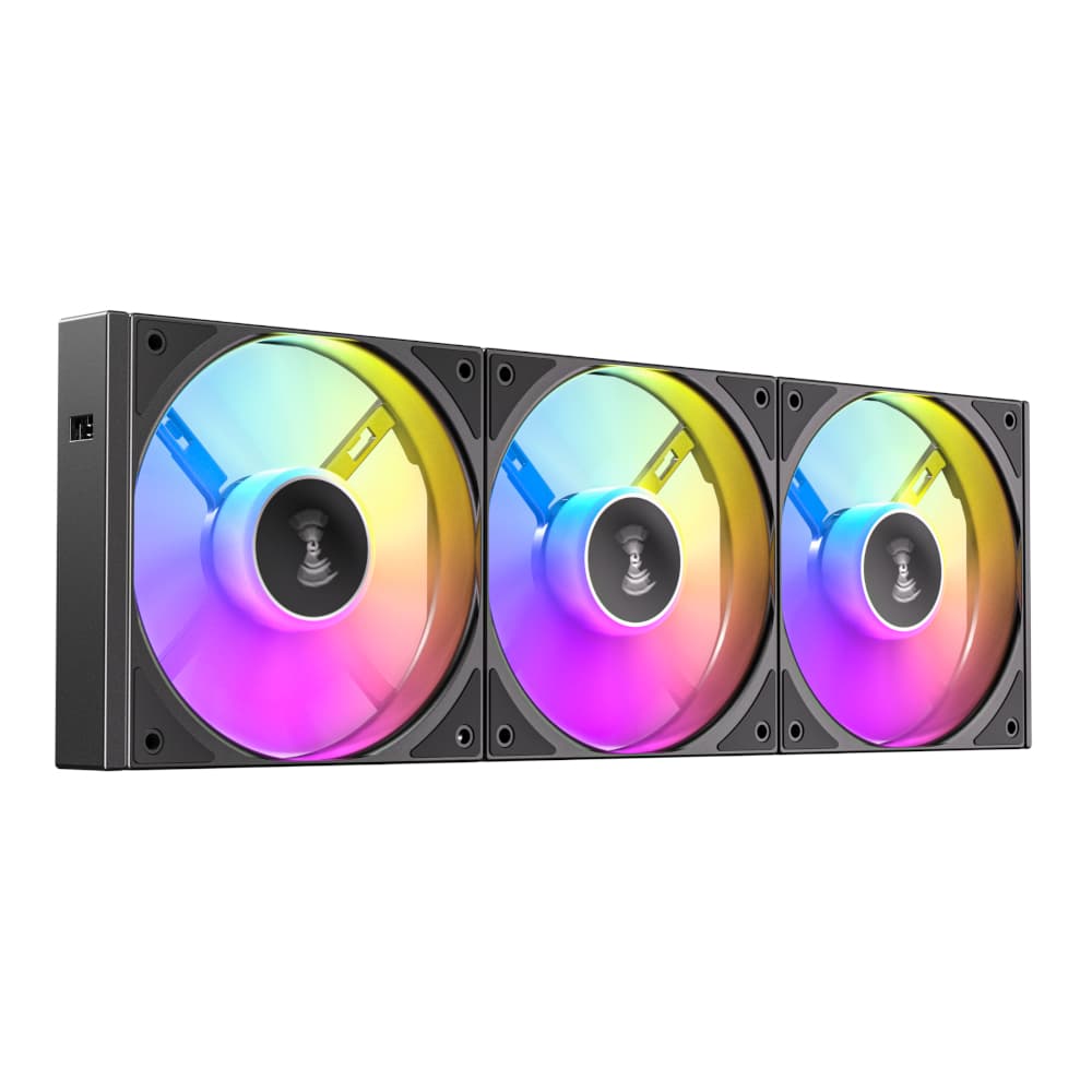 Antec Connect 120 Reverse ARGB PWM Fan 3 Pack - Black - view 2