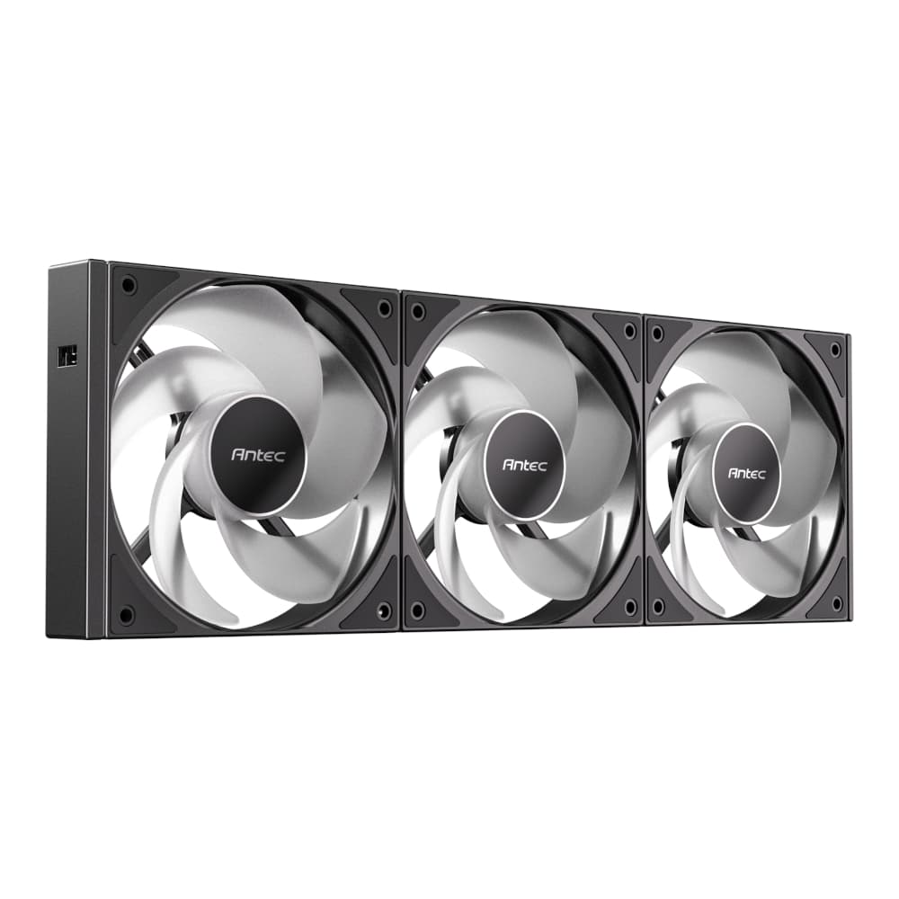 Antec Connect 120 Reverse ARGB PWM Fan 3 Pack - Black - view 5