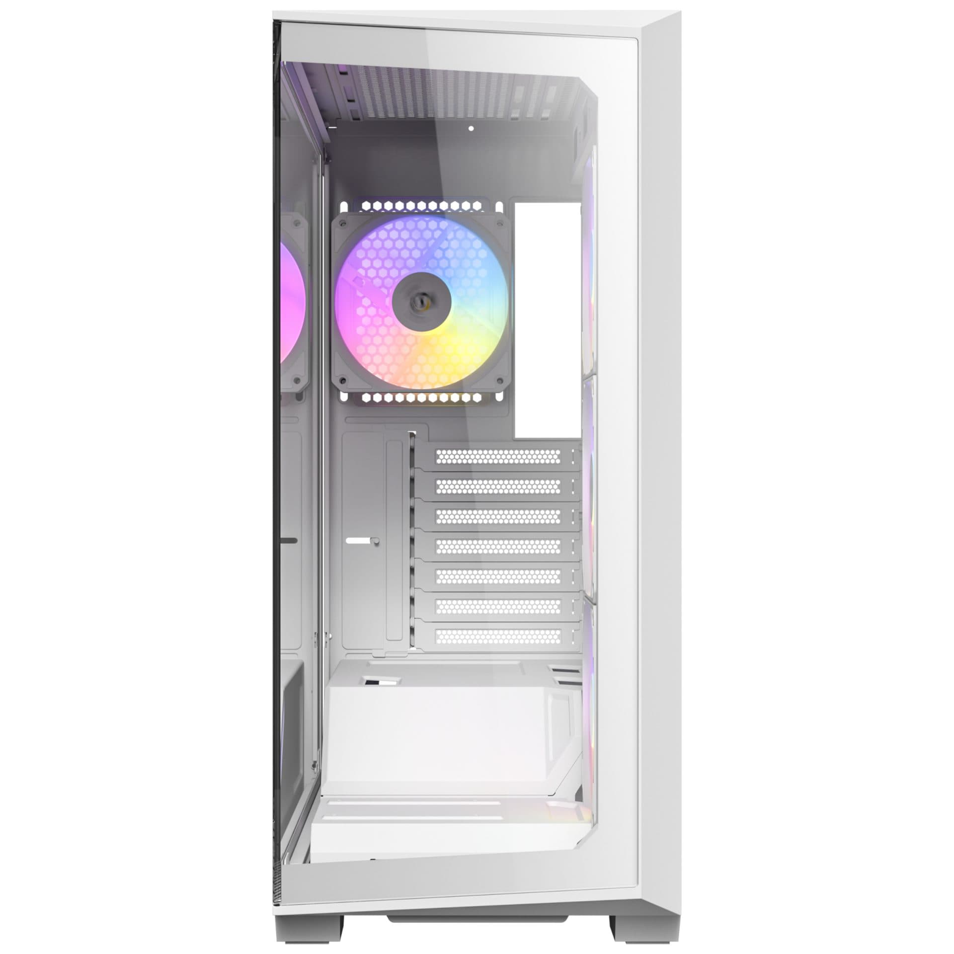 Antec C3 ARGB ATX | Micro-ATX | ITX ARGB Mid-Tower Gaming Chassis – White - view 2