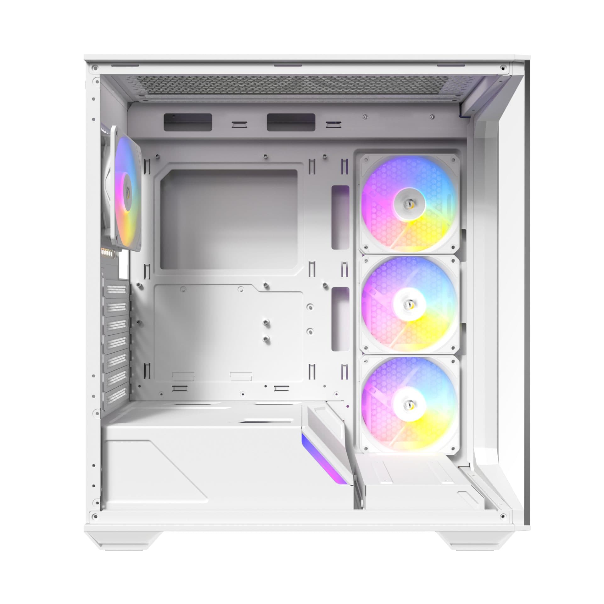 Antec C3 ARGB ATX | Micro-ATX | ITX ARGB Mid-Tower Gaming Chassis – White - view 5