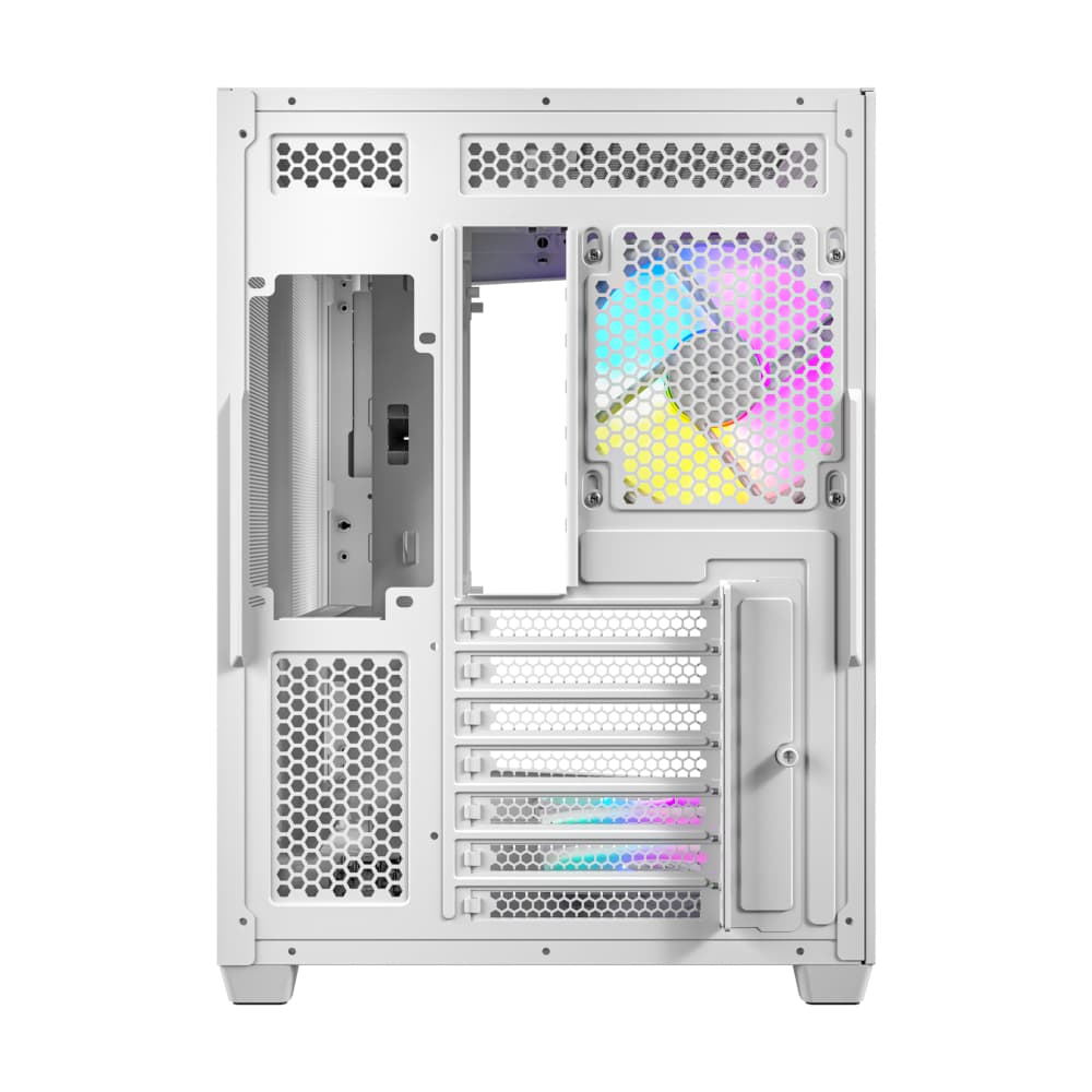 Antec C5 ARGB ATX DUAL Mid Tower Gaming Chassis – White - view 2