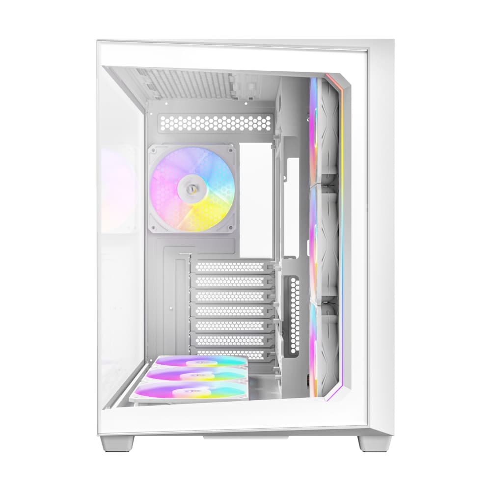 Antec C5 ARGB ATX DUAL Mid Tower Gaming Chassis – White - view 3