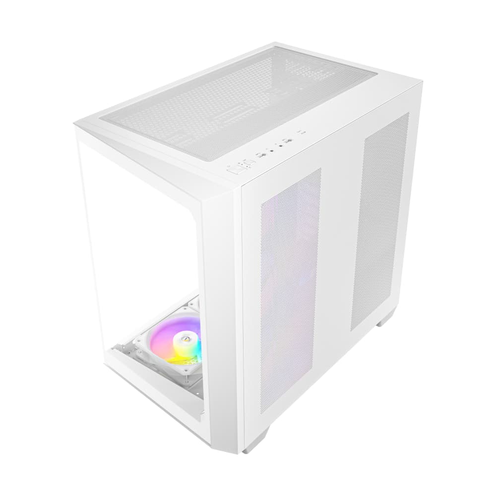 Antec C5 ARGB ATX DUAL Mid Tower Gaming Chassis – White - view 6