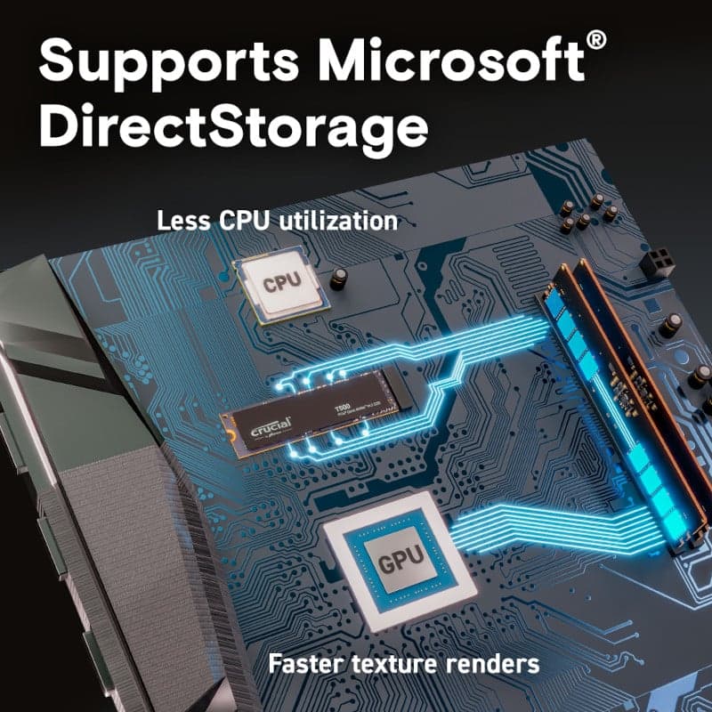 Crucial T500 4TB M.2 NVMe Gen4 NAND SSD - view 7