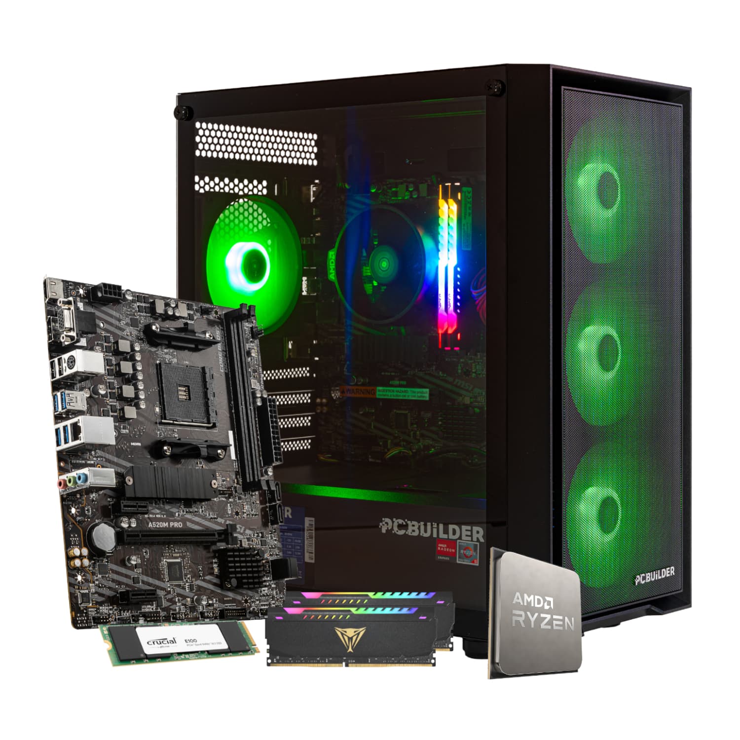 PCBuilder Ryzen 5 5600GT DEFENDER Windows 11 Gaming PC - view 17