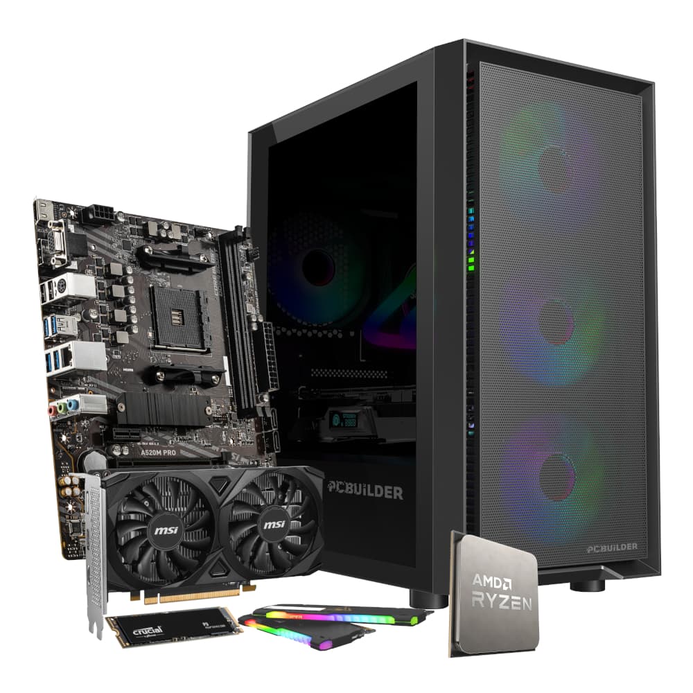 PCBuilder Ryzen 5 5500 SCOUT Windows 11 Gaming PC - view 18