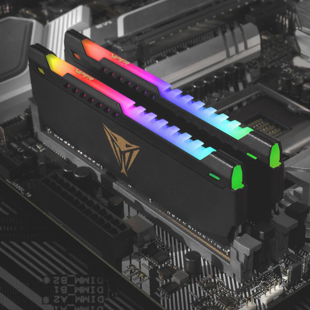 Patriot Vipersteel 32GB KIT (2x16GB) 3600MHz DDR4 Desktop Gaming Memory RGB - view 5