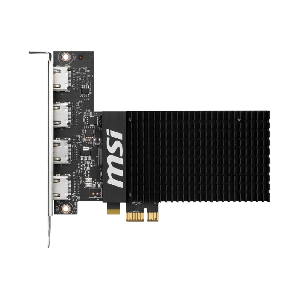 MSI Nvidia GeForce GT 710 2GD3H 2GB 64-BIT 4x HDMI Graphics Card - view 2