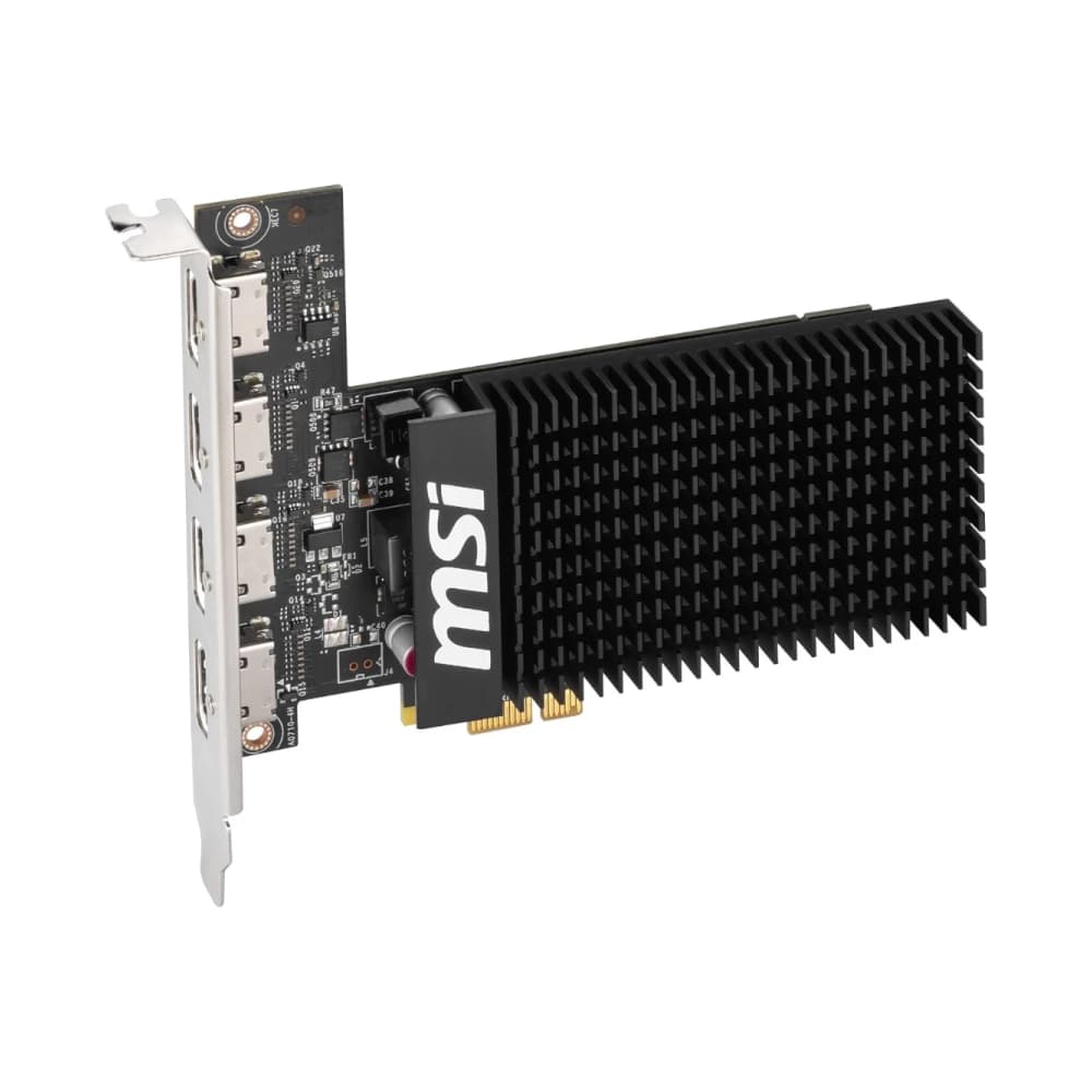 MSI Nvidia GeForce GT 710 2GD3H 2GB 64-BIT 4x HDMI Graphics Card - view 3