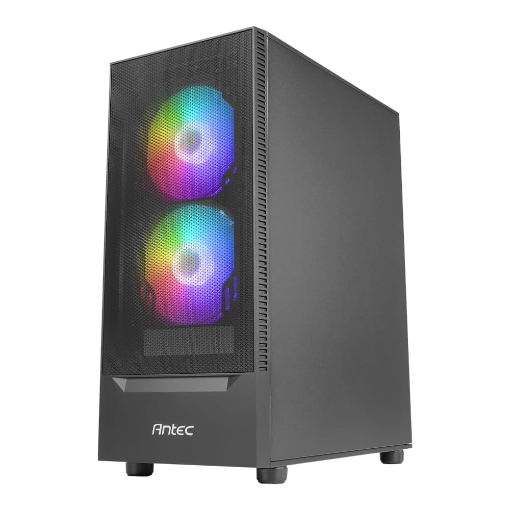 Antec NX410 V2 ATX | Micro-ATX | ITX ARGB Mid-Tower Gaming Chassis - Black - view 3