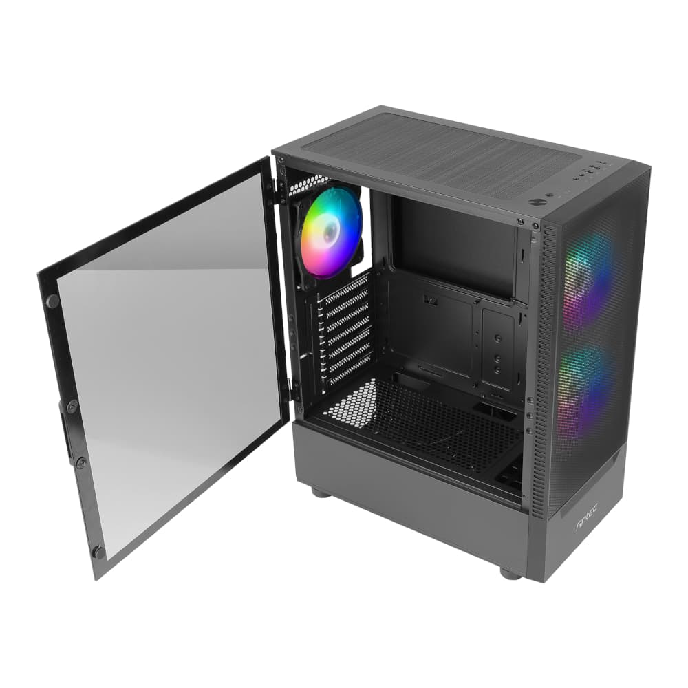 Antec NX410 V2 ATX | Micro-ATX | ITX ARGB Mid-Tower Gaming Chassis - Black - view 5
