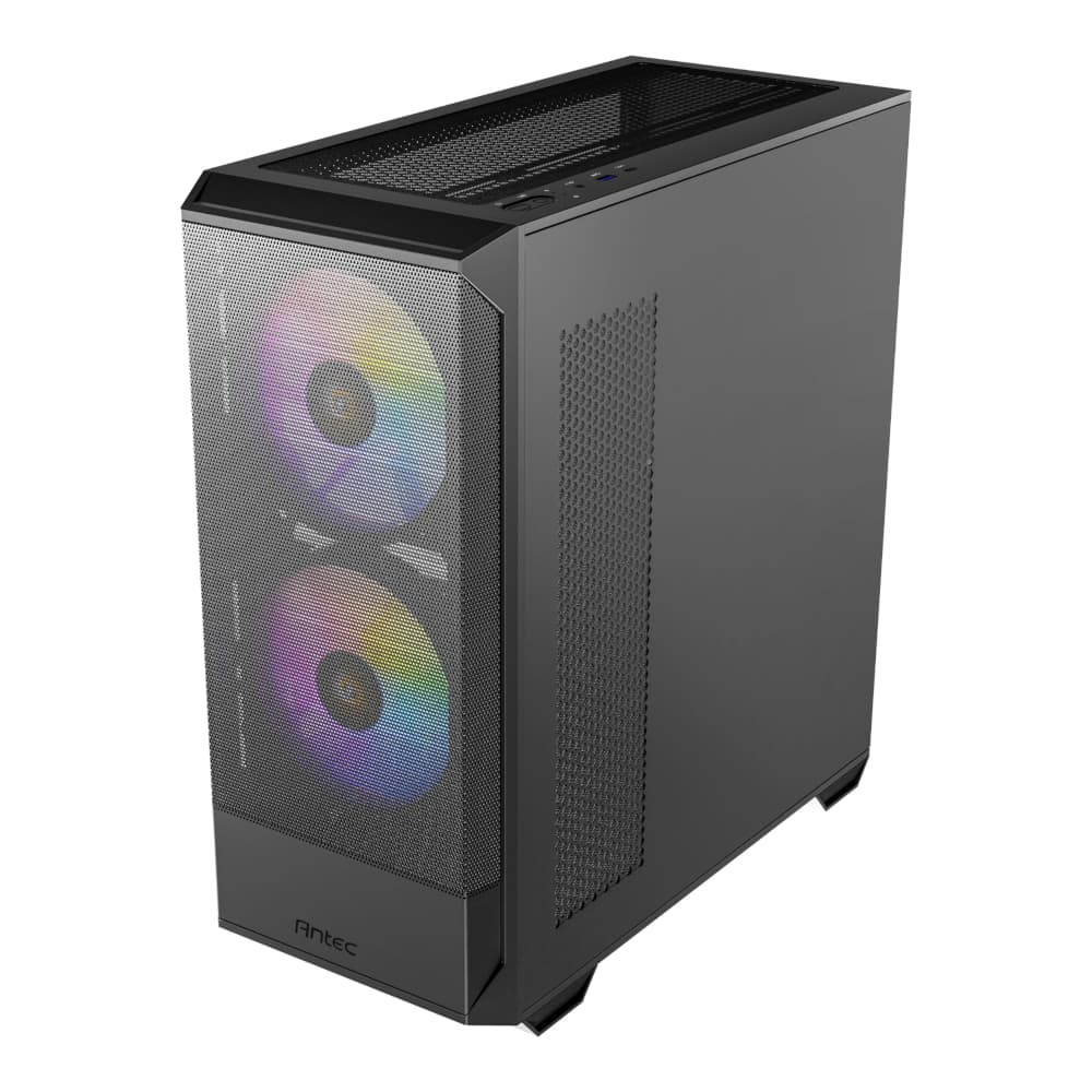 Antec NX416L ATX | Micro-ATX | ITX ARGB Mid-Tower Gaming Chassis - Black - view 3