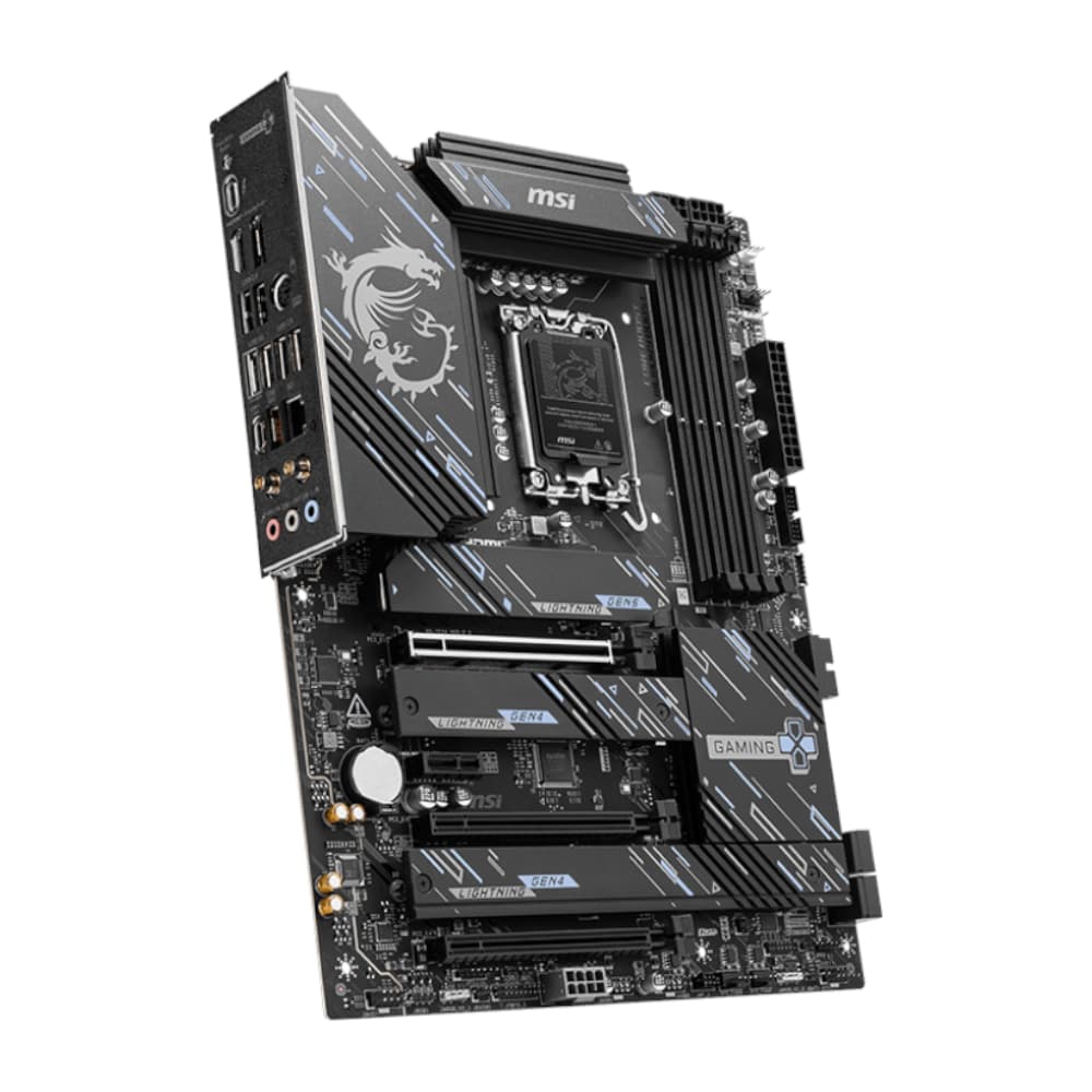 MSI Z890 GAMING PLUS WIFI DDR5 Intel LGA1851 ATX Gaming Motherboard - view 4