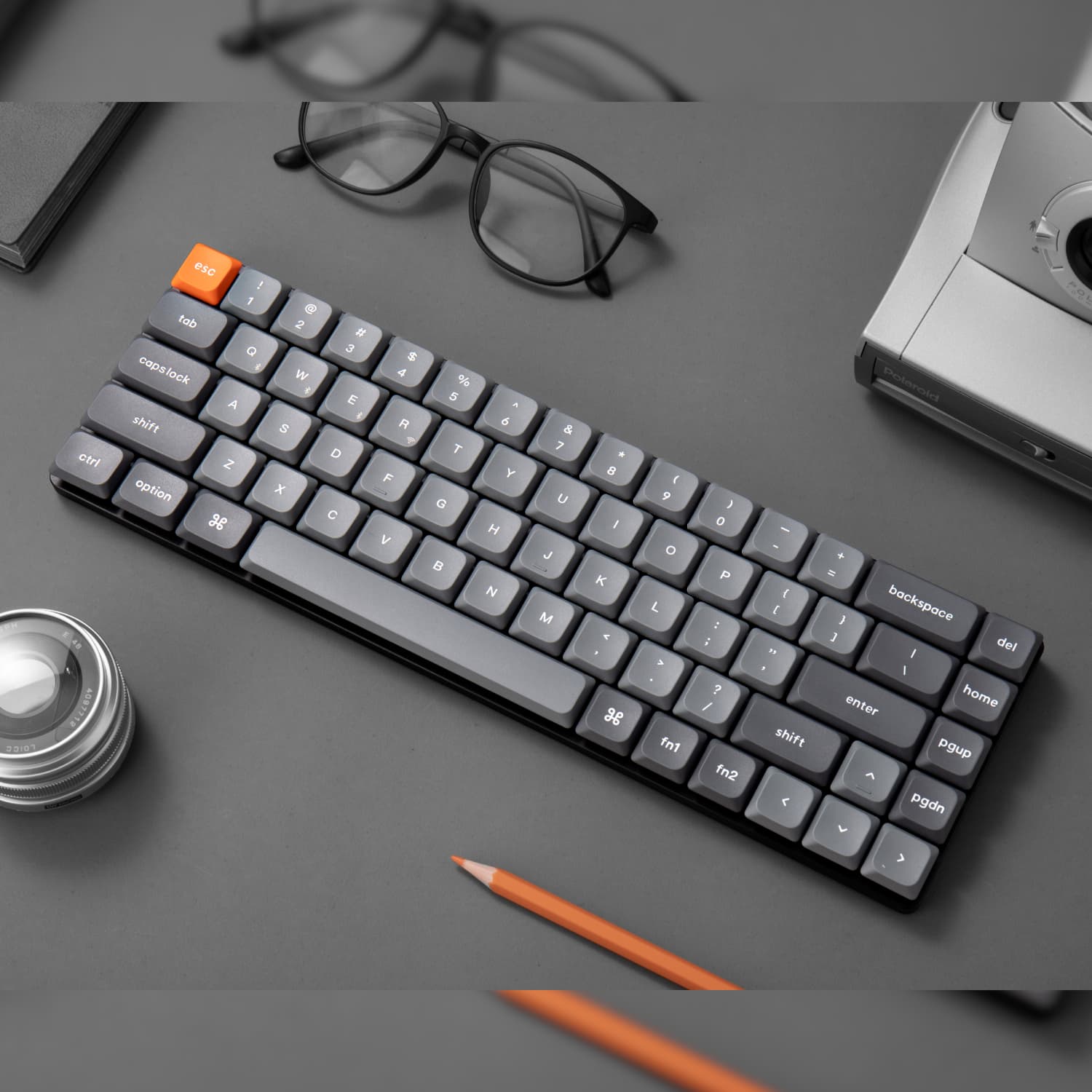 Keychron K7 Max QMK/VIA 65% Wireless Custom Mechanical Keyboard | BROWN Switches - view 5