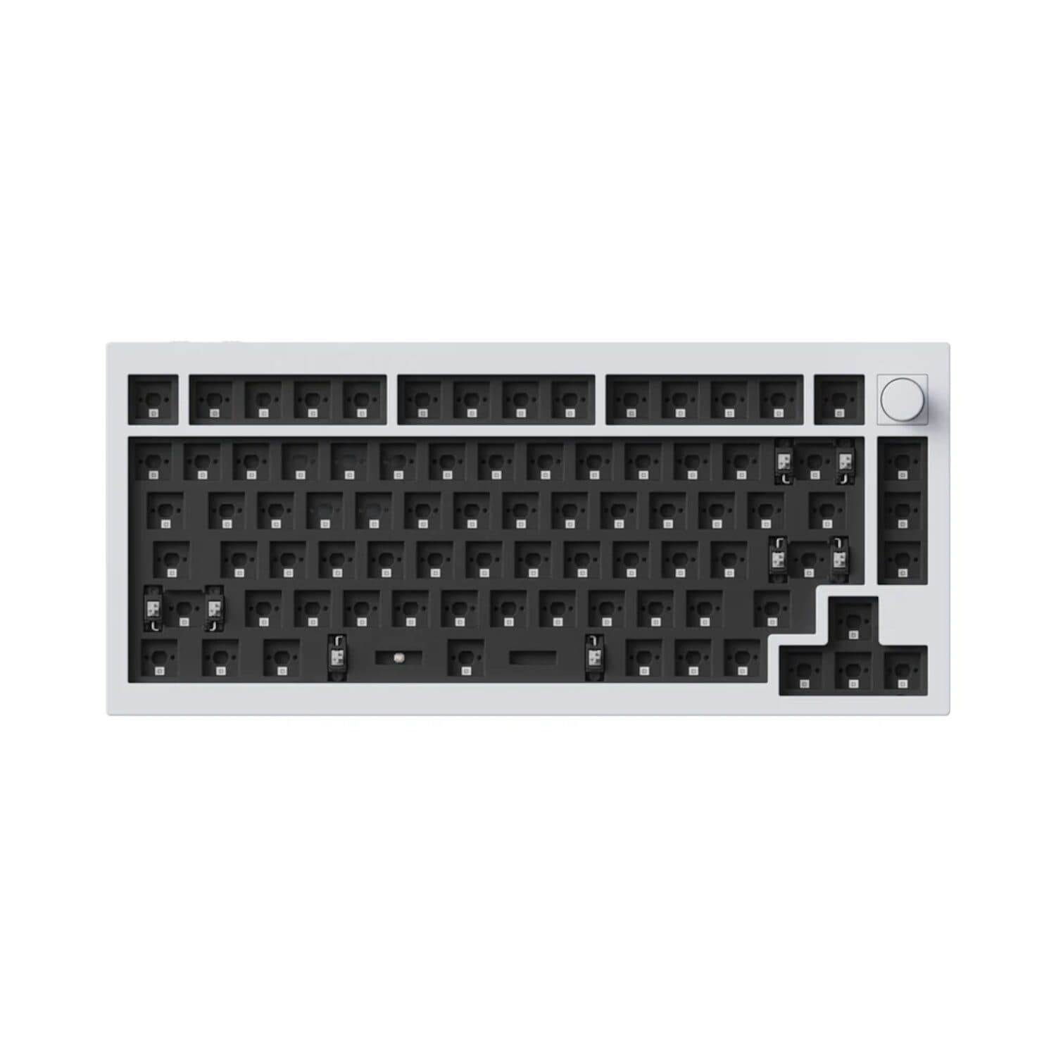 Keychron Q1H-P1 QMK Wireless Custom Keyboard - White - view 2