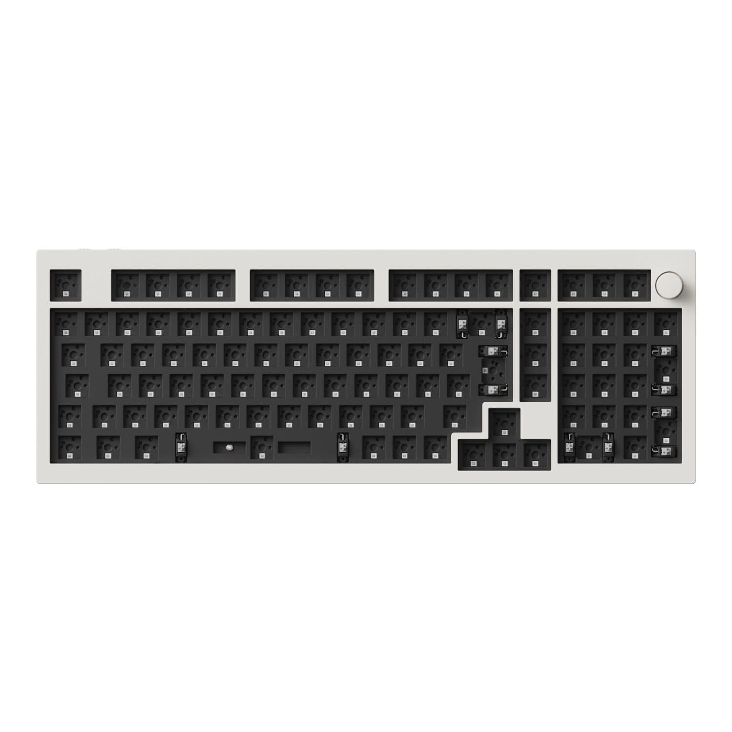 Keychron Q5M-P1 QMK/VIA Wireless Custom Keyboard - Shell White - view 3