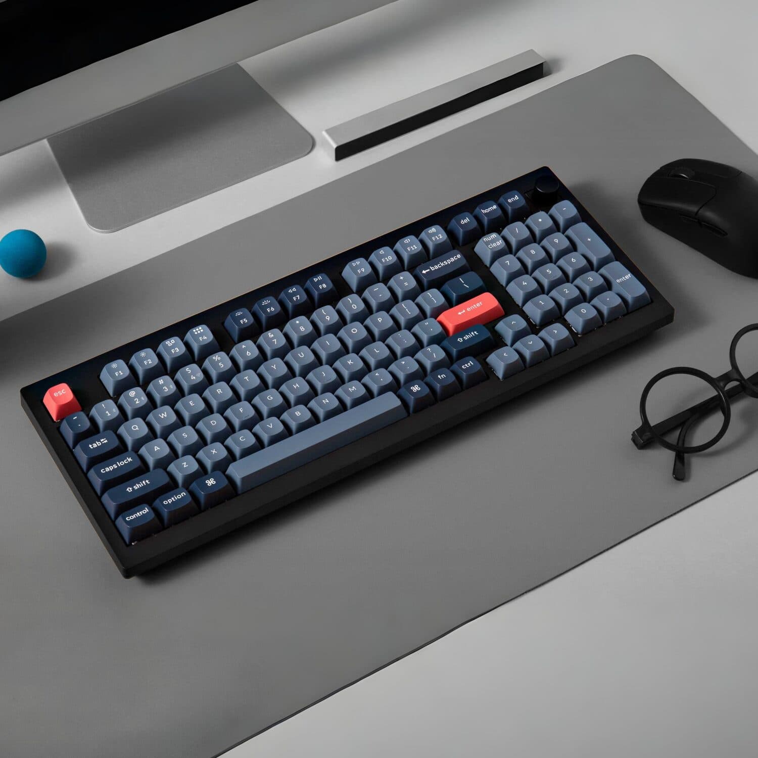Keychron V5 Max Wireless Custom Keyboard - BROWN Switch - view 4