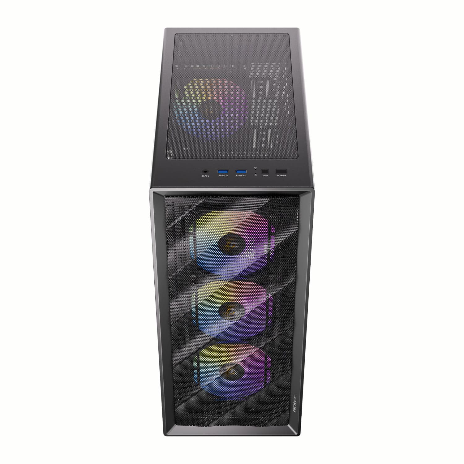 Antec AX85 ATX ARGB Mid-Tower Gaming Chassis - Black - view 2