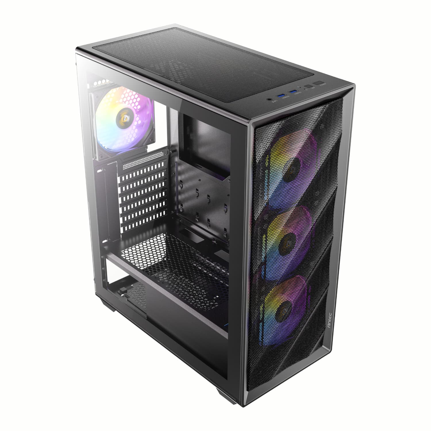 Antec AX85 ATX ARGB Mid-Tower Gaming Chassis - Black - view 4