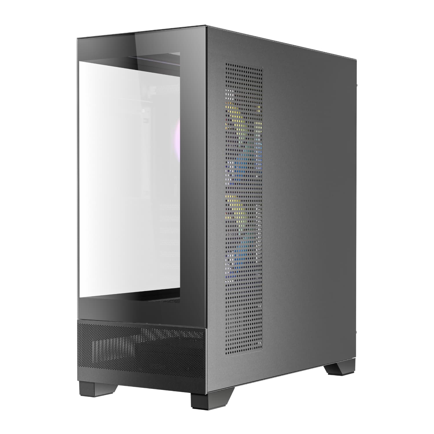 Antec CX700 ARGB ATX | Micro-ATX | ITX ARGB Mid-Tower Gaming Chassis - Black - view 3